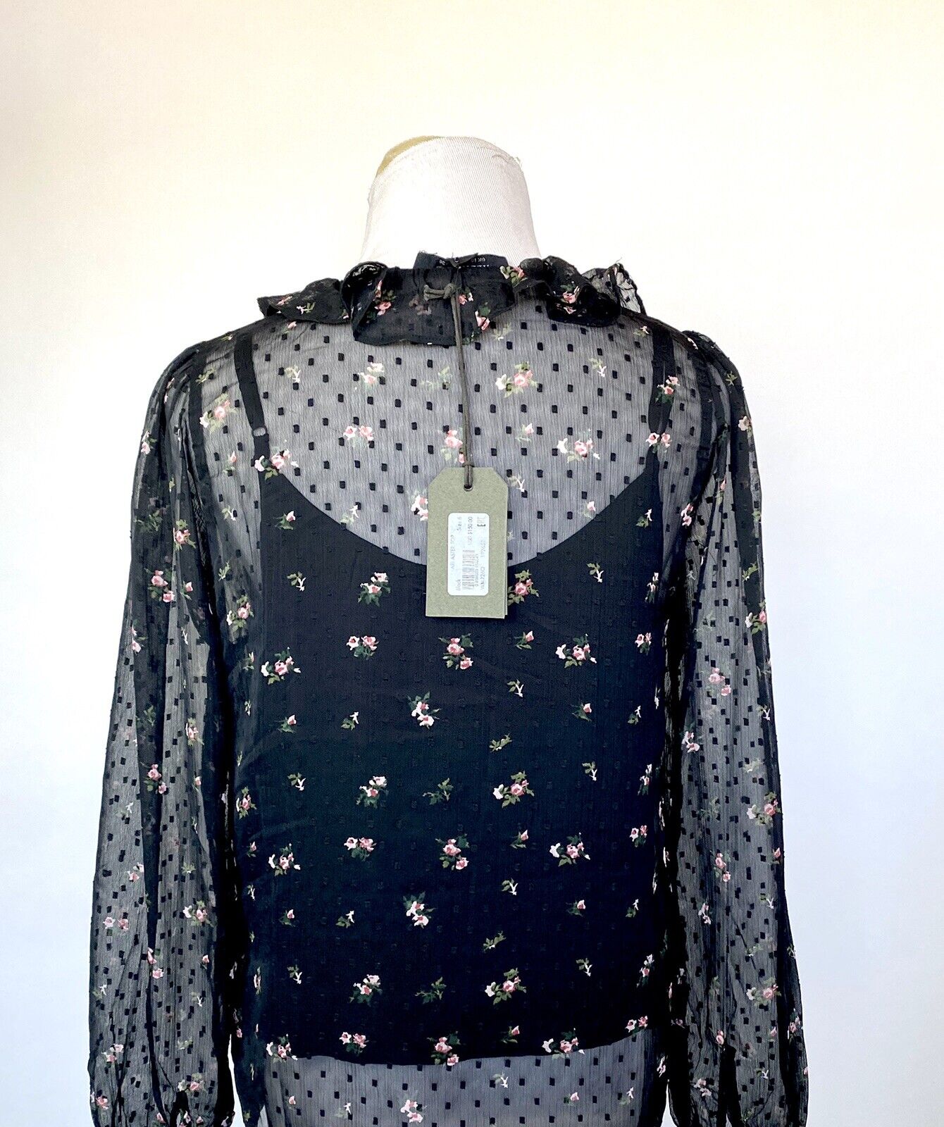 AllSaints Ari Aster 2 Pc Ruffle Top NWT Retail $150 Price $68 Size 6 All Saints