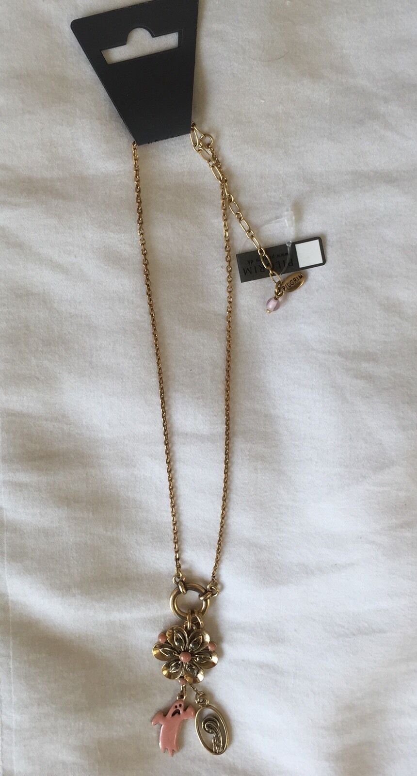 Pilgrim Ghost And Mary Charm Necklace. Price $15