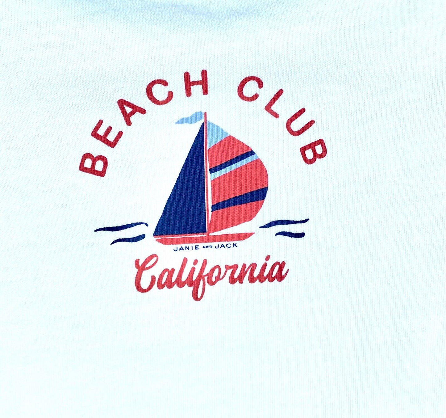 Janie And Jack Yacht Tee Shirt Soft 6-12 M Retail $29 Price $21.50 NEW