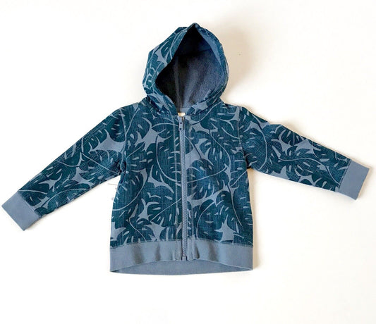 Tucker +  Tate  Blue Hawaiian Style Hoody NWT Retails $35 Price $18.50 Age 18 M