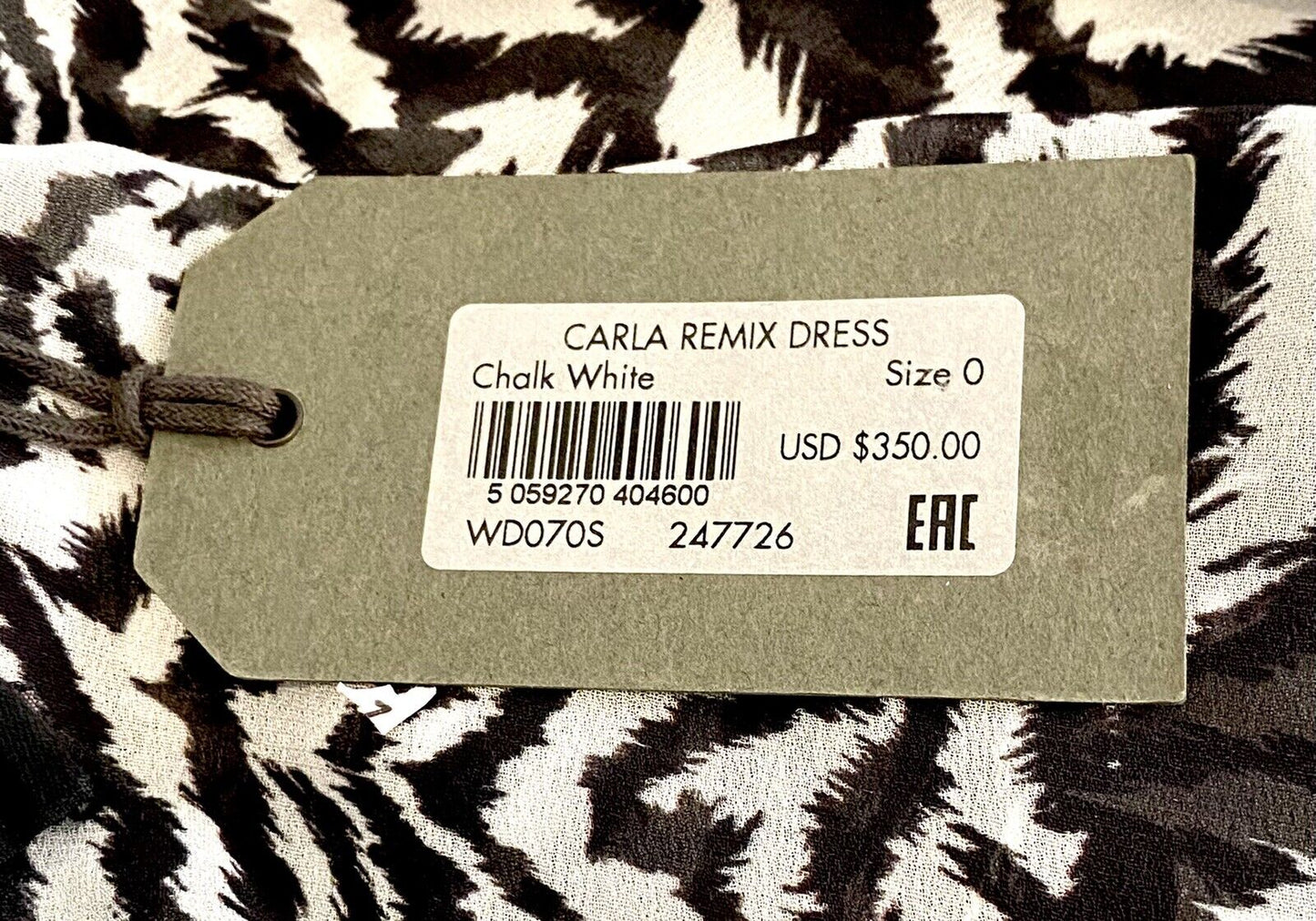 AllSaints Carla Remix Dress.NWT Retail $350 Price $175 All Saints Size 0