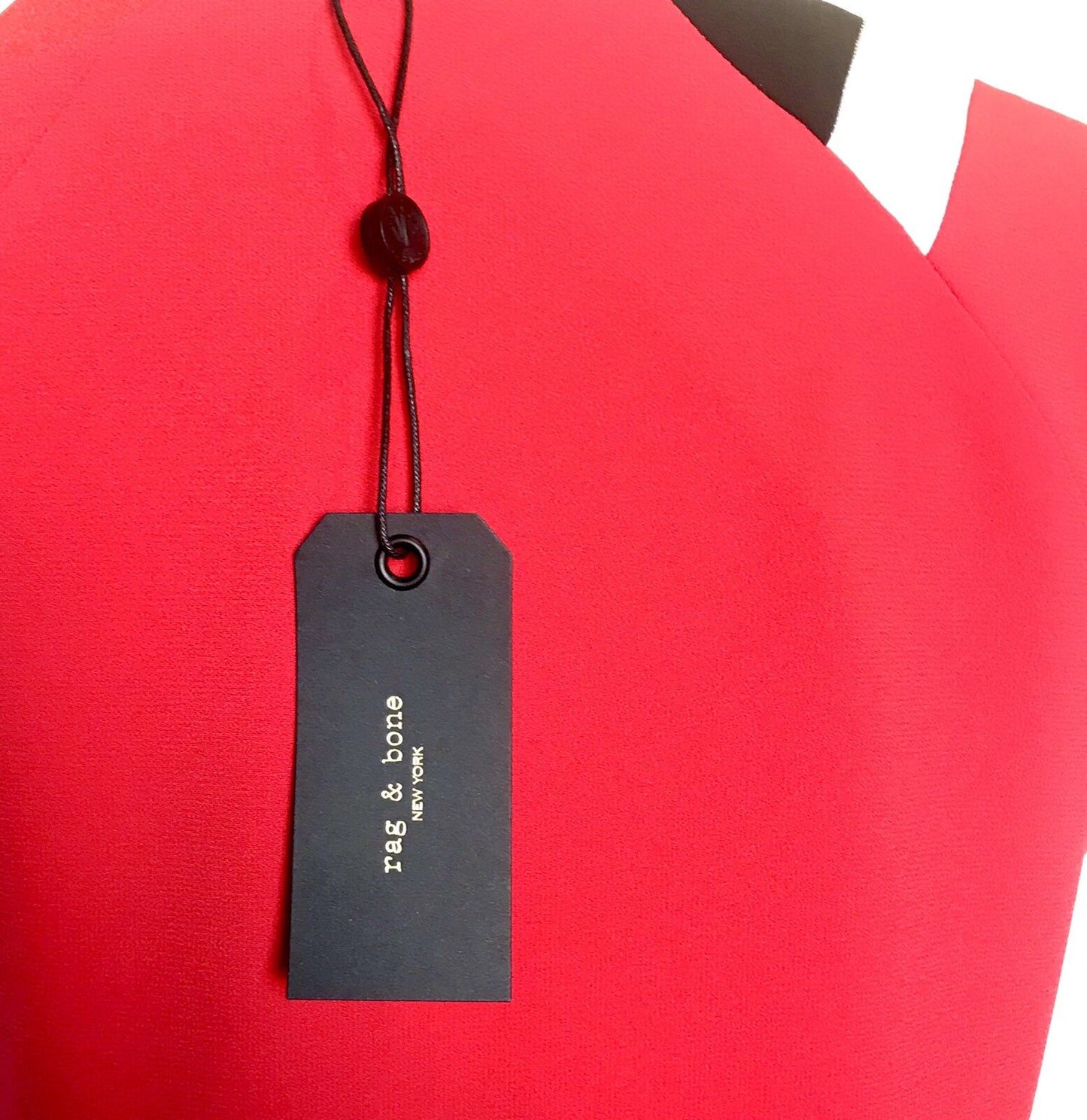 Rag And Bone Red Lodwick Shift Dress. Size 4 Retail $550 Price $175 NWT