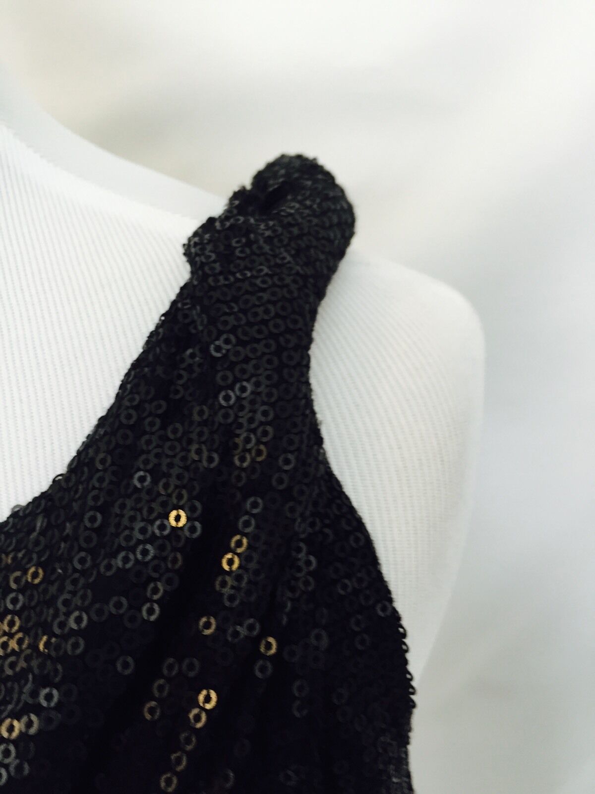 AllSaints NWT Cassis Sequin Black Formal/ Prom Dress.Retail $360 Price $154 Sz 6