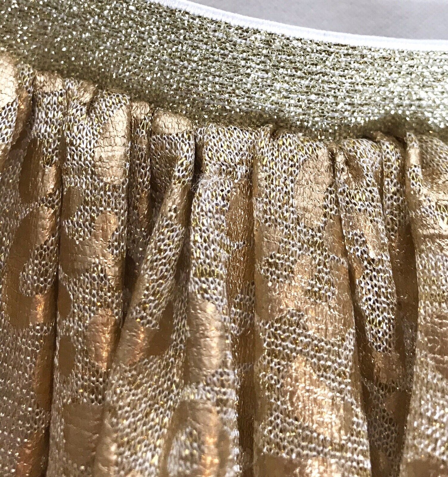 Peek Lilac Gold Mesh Skirt. NWT Age XL (12) Price $25.20 (Retail $42)