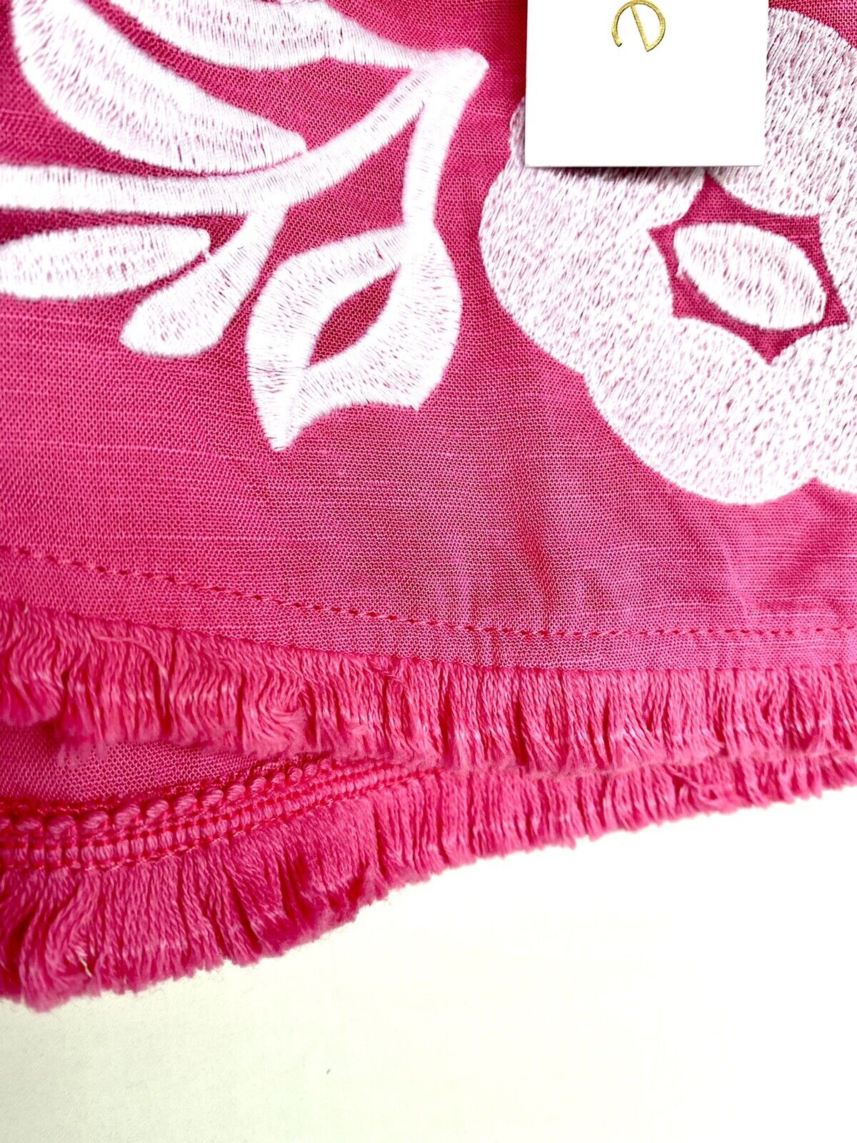 J Marie Pink embroidered Adriana skirt size XS Retail $68 Price $35 NWT