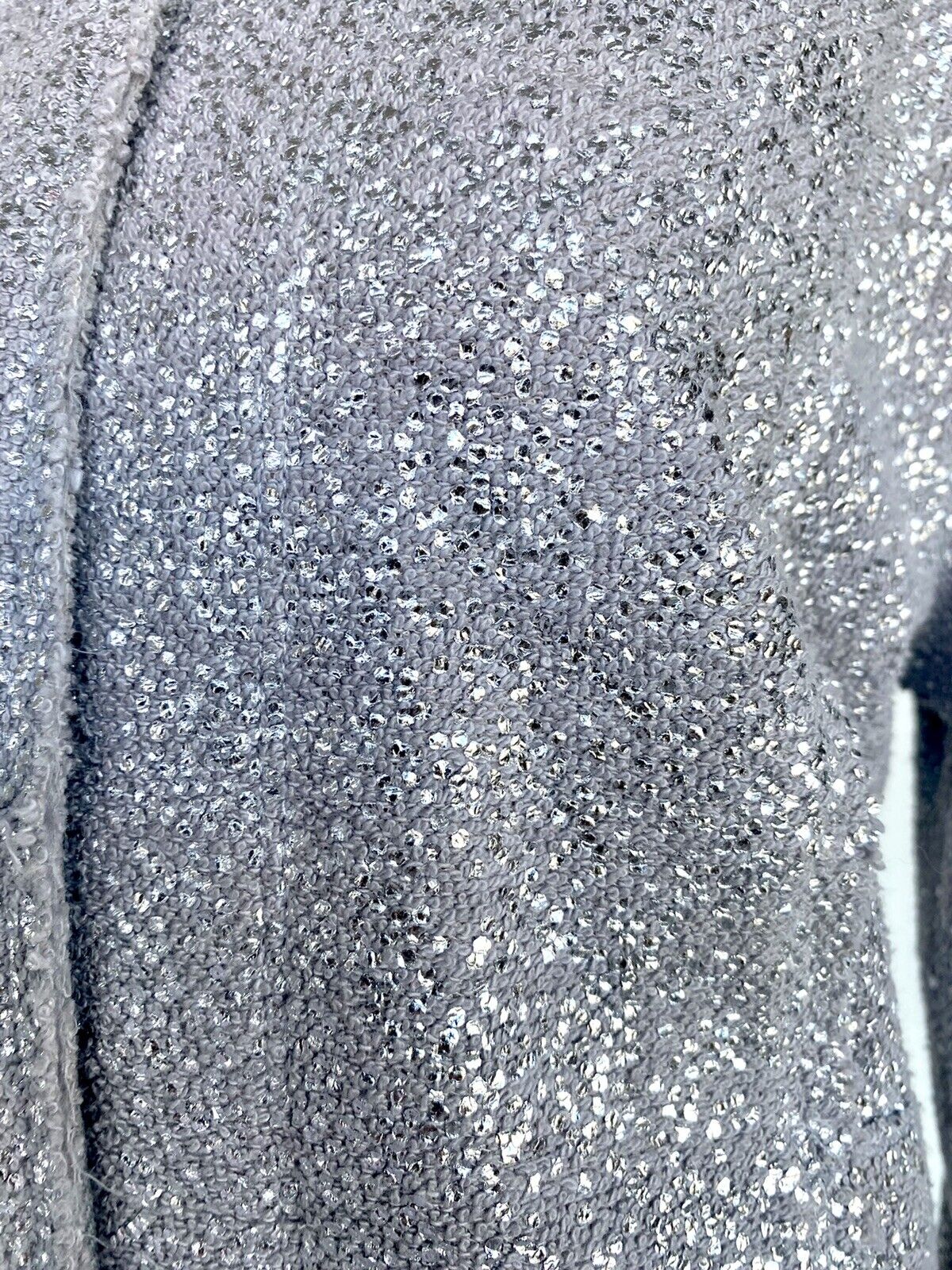 Anthropologie Dolan Silver Grey Jacket Retails $128 Price $59 XS Raw Edge NEW