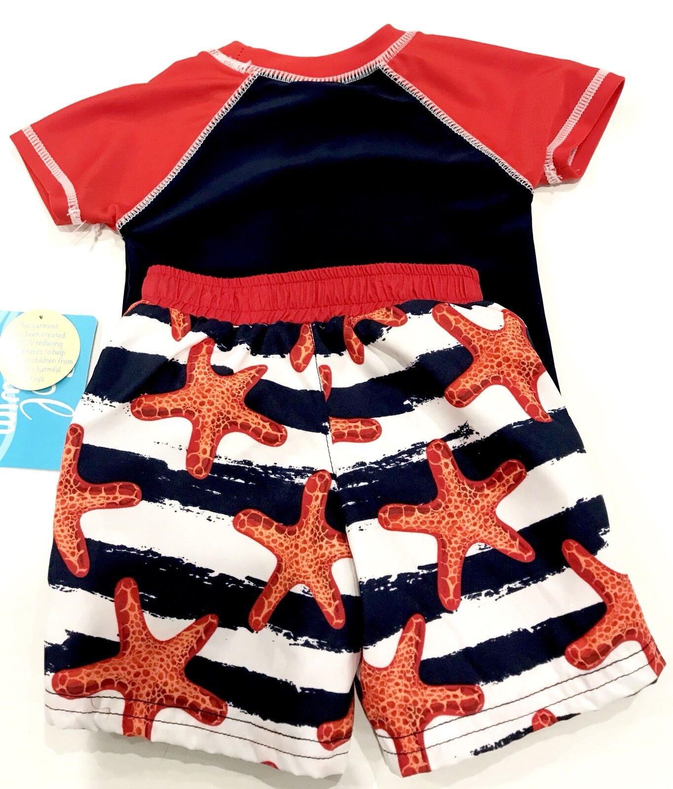 Sol Swim Baby Rash Guard And Shorts. NWT Retails $24 Price $16 3-6 Months