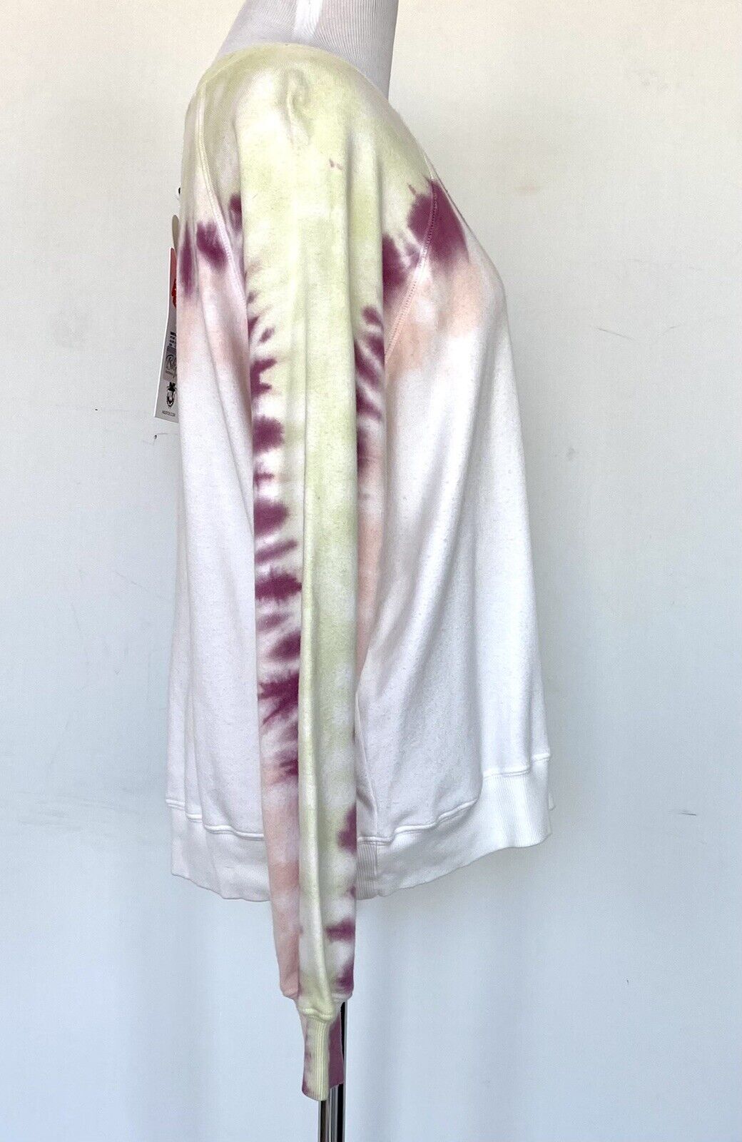 WILDFOX Sweatshirt Aloe Edge Dye Retail $128 Price $54 XS Soft