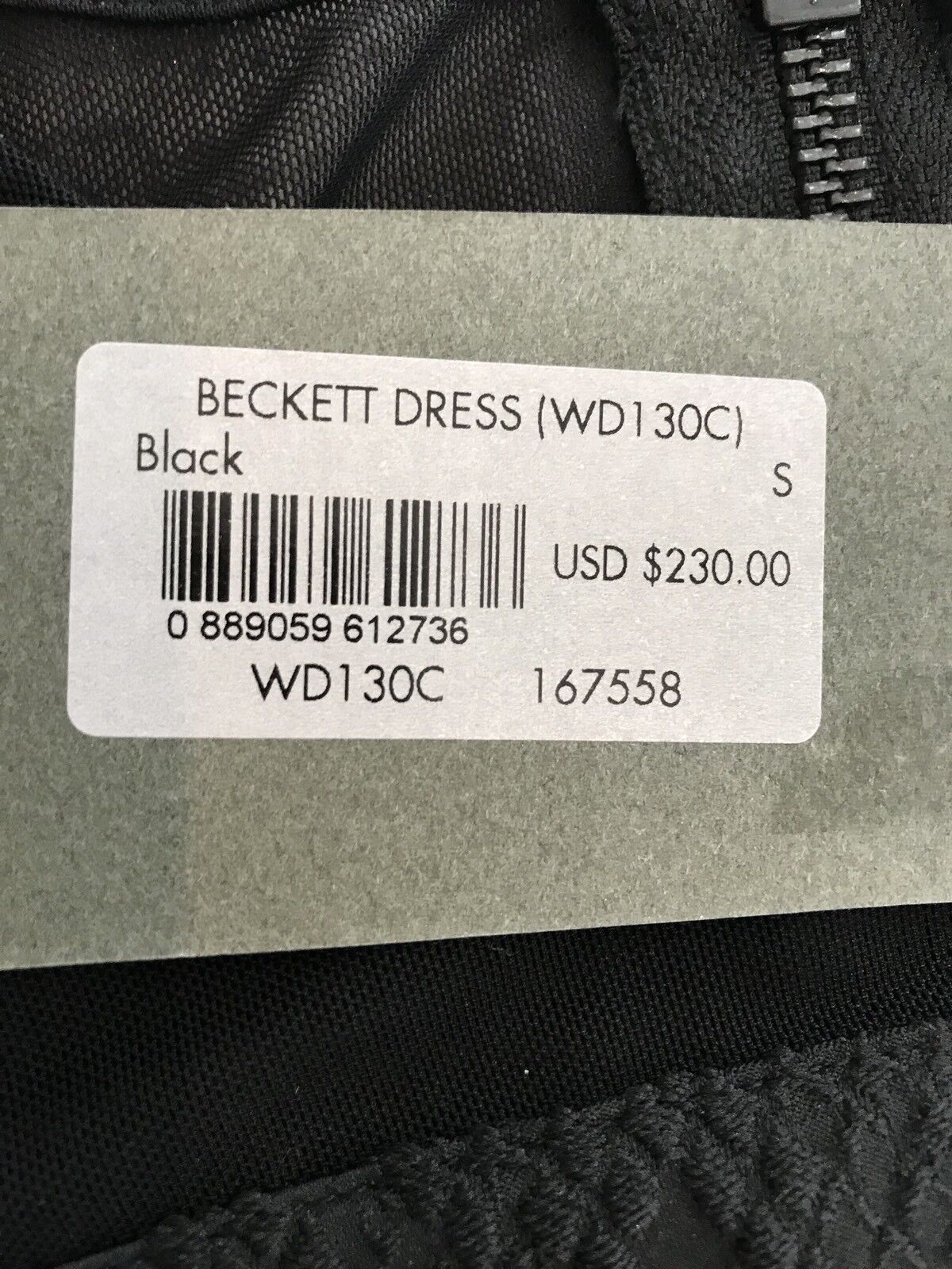 AllSaints  Black Beckett Dress. NWT Retail $230 Price $89 All Saints
