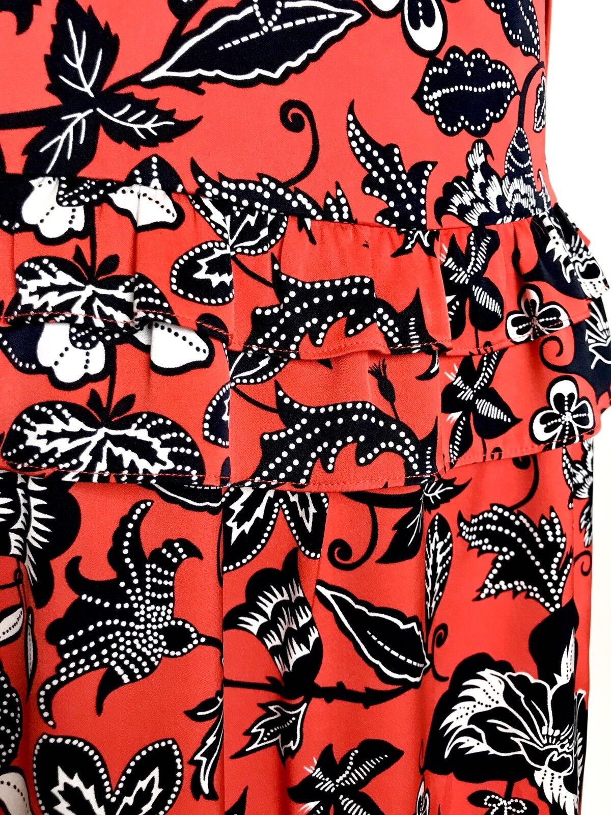 Nordstrom Signature Silk Red Paprika Indio Dress Retails $269 Price $98 Size 2