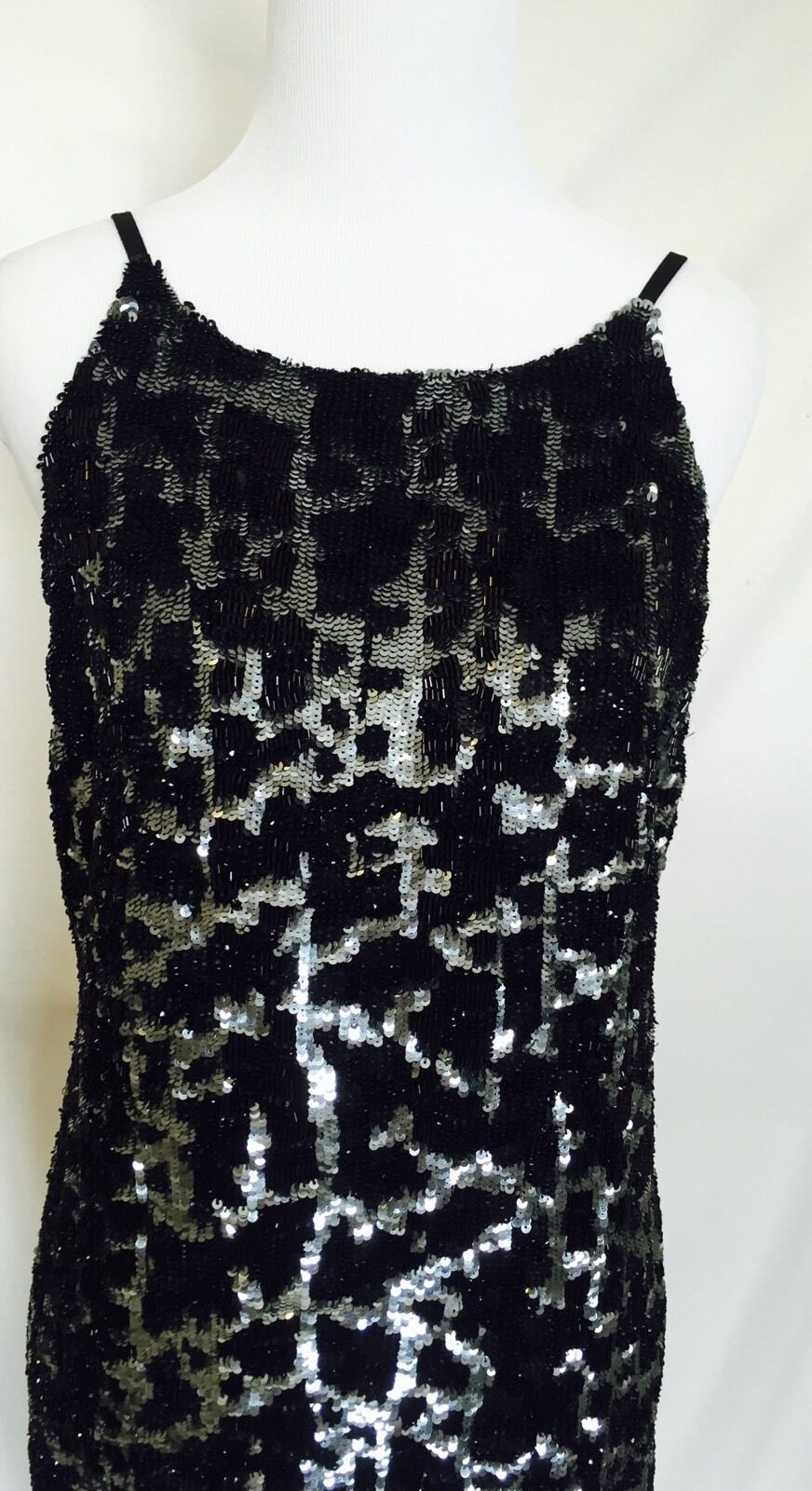 AllSaints Massi Sequin Formal/prom/ Black Dress. Sz 6 NWT Retail $540 Price $185