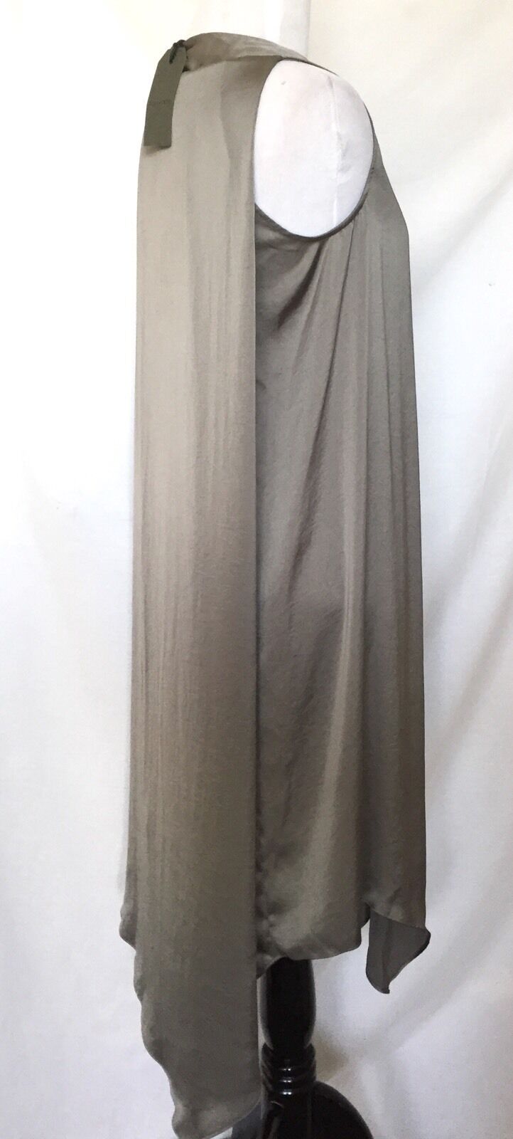 AllSaints Blaze Steel Grey Silky Dress.Retail $308 Price $125All Saints Size 0