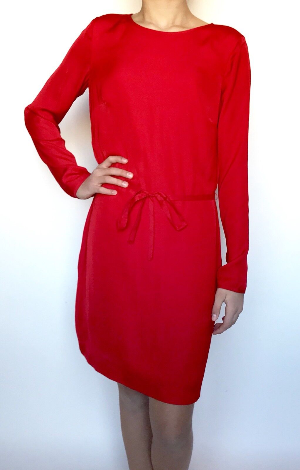 Armani Exchange NWT Red Shift Dress. XS Retails $120 Price $68