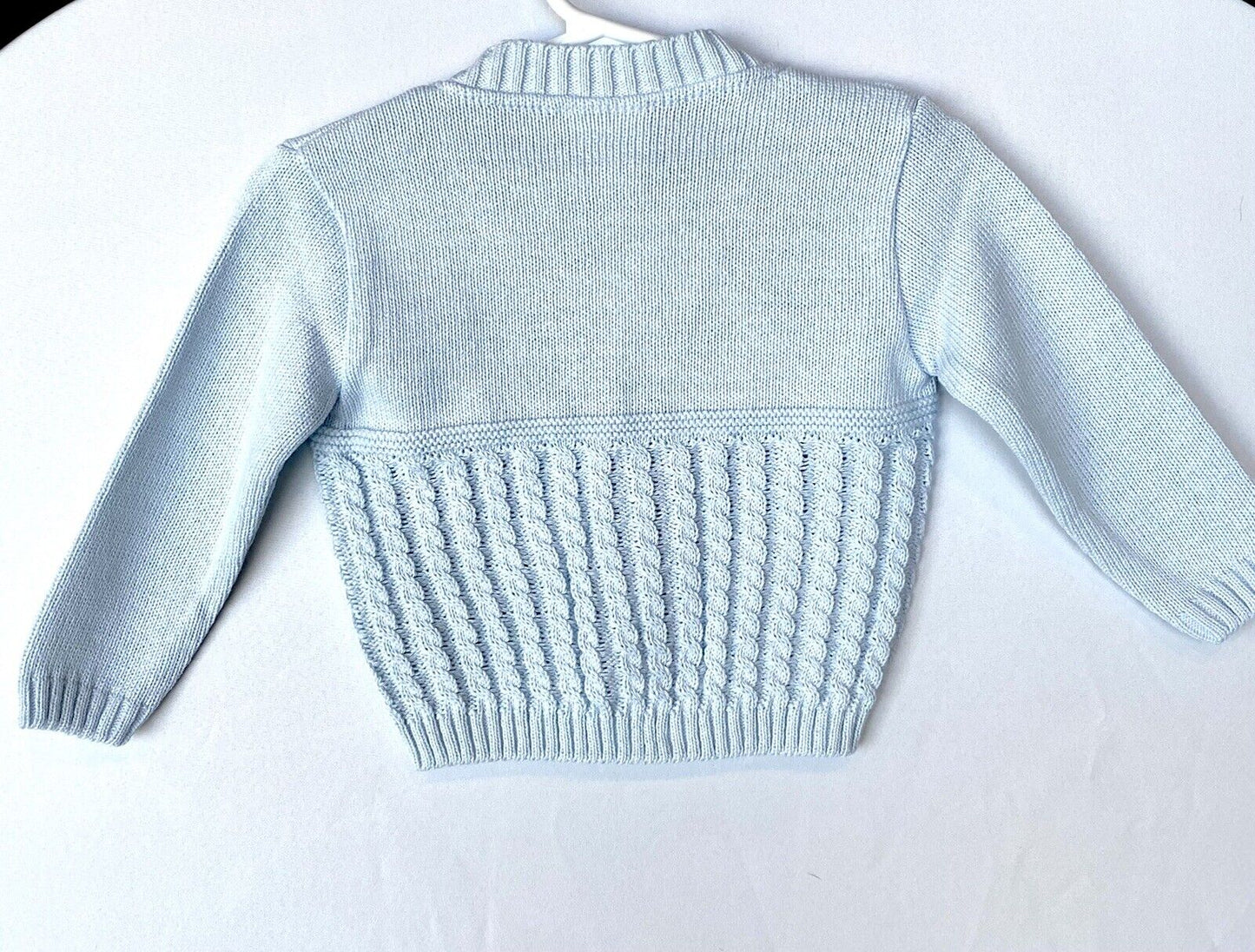 piccoli & co Pex massimo blue cable knit cardigan price $34 9-12 m NEW