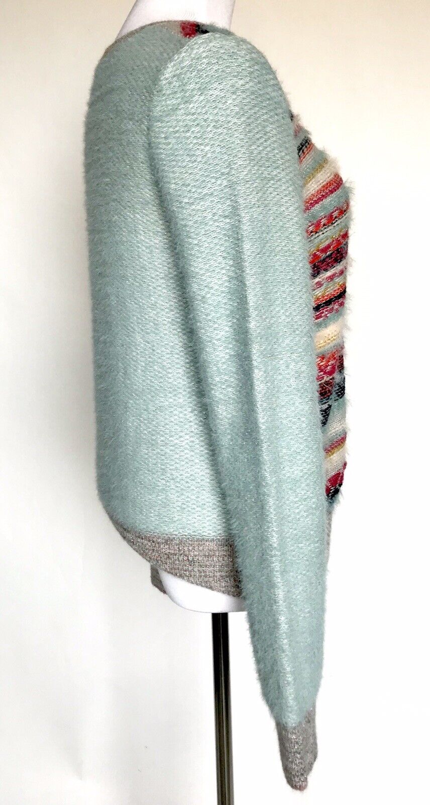 anthropologie knitted knotted Stripe sweater. Retail $148 Price $69 Size M NWT