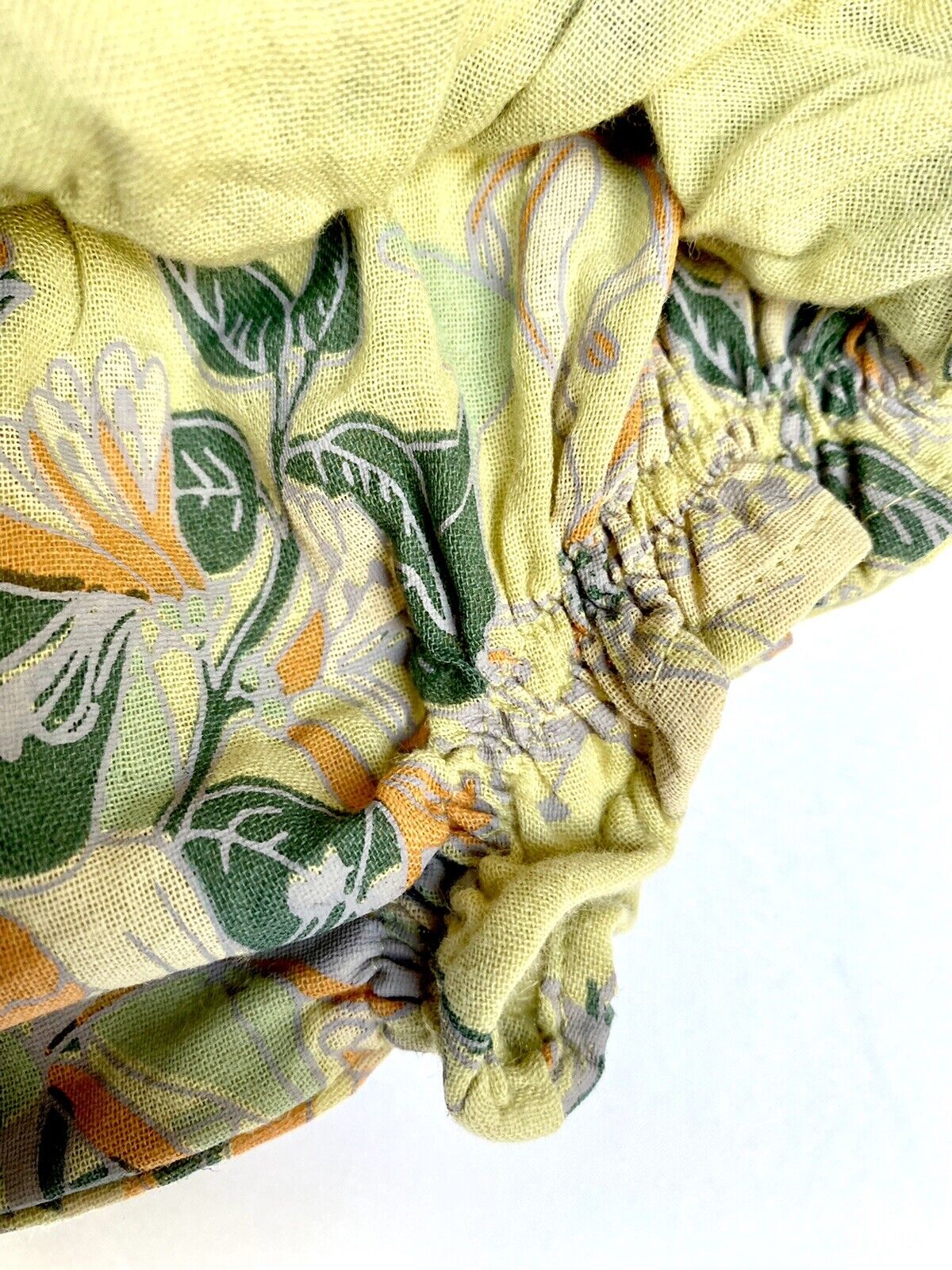 Kate Quinn 100% Organic Cotton Gauze Ruffle Bloomer Retail $28 Price $22 3-6 M