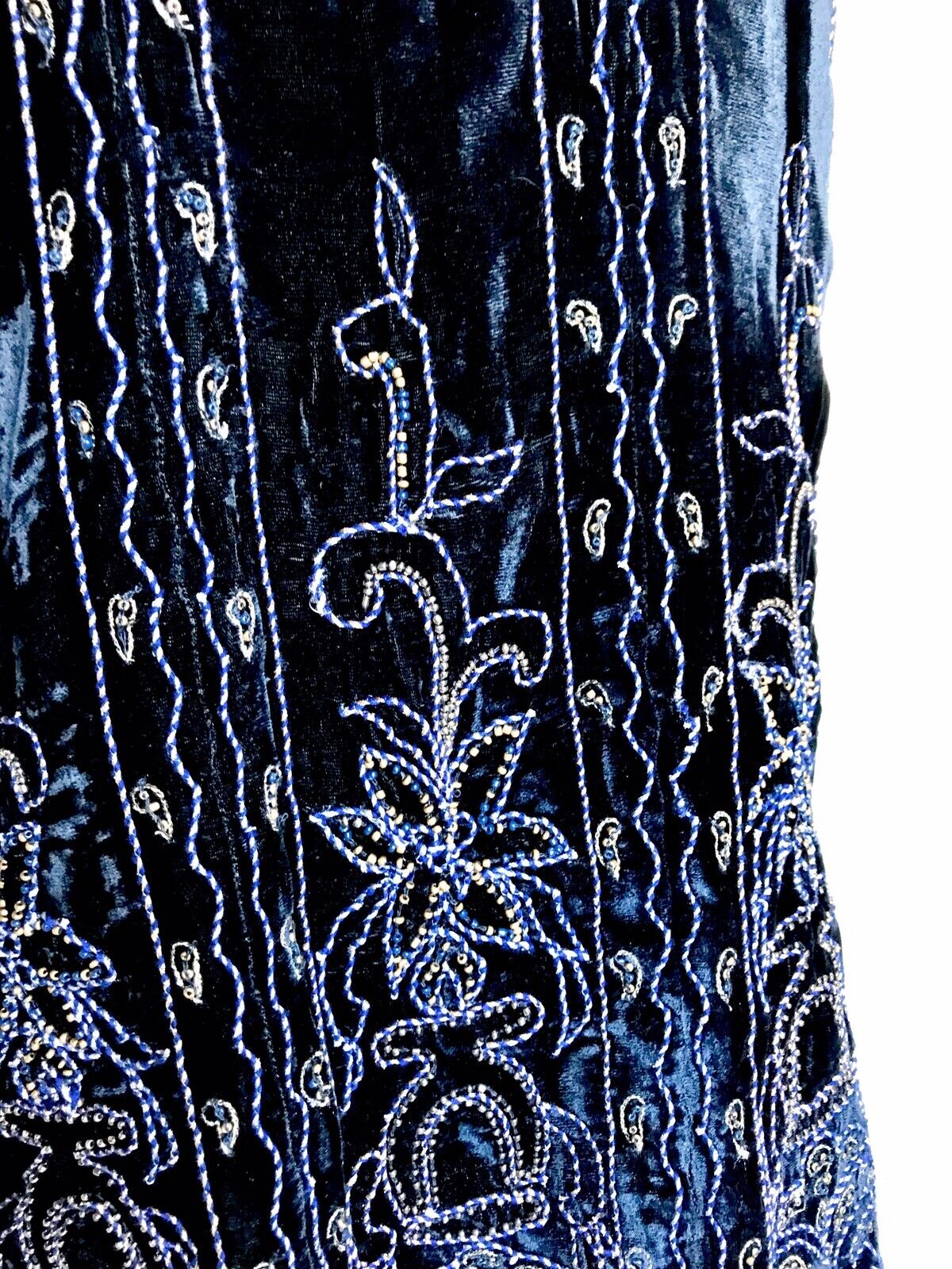 Haute Hippie Vintage Velvet Bead Dress Sz 4 Retail $695 Price $199 NWT Authentic