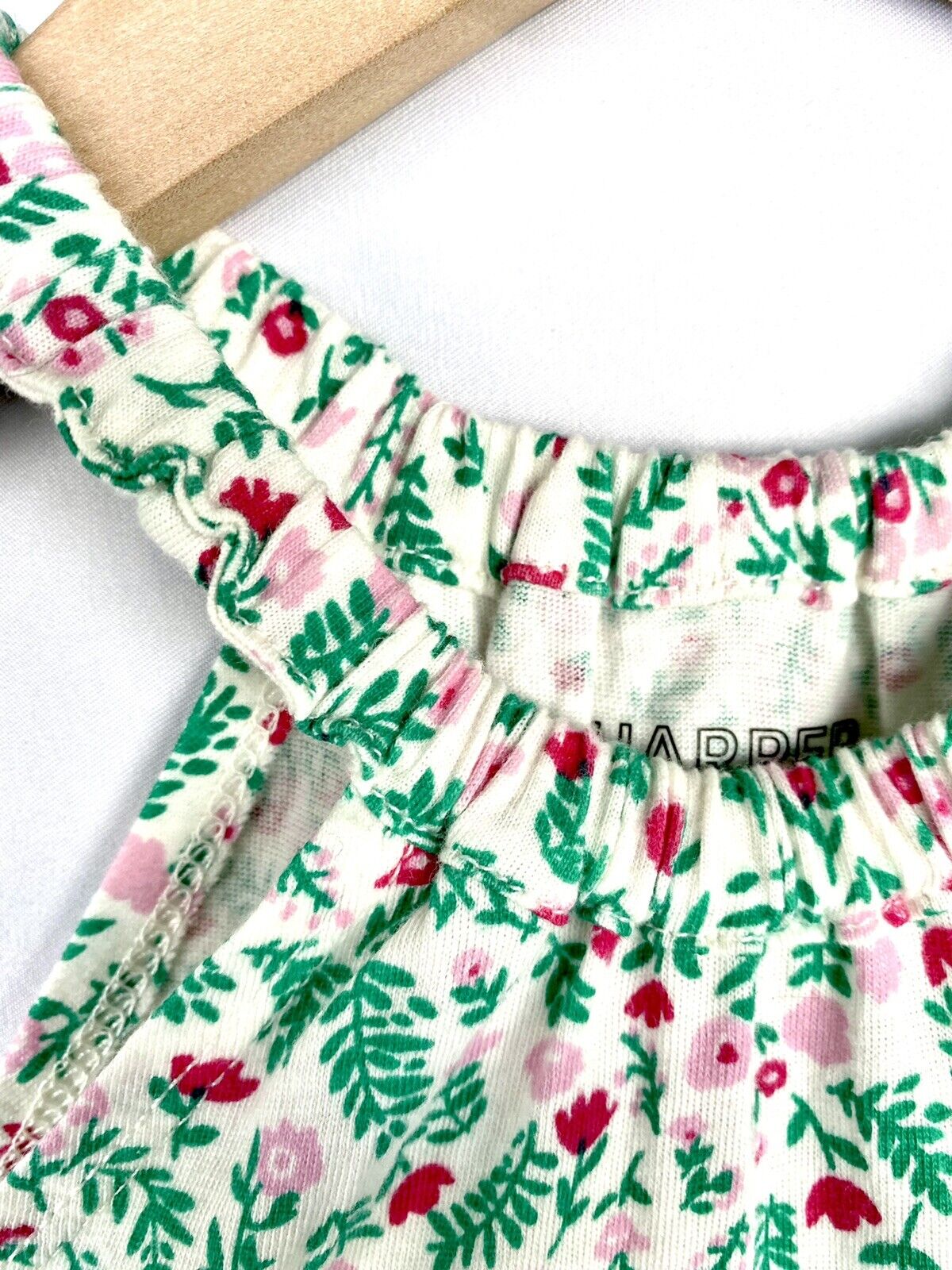 Tucker & Tate Girls Floral Bubble Romper. NWT Price $19.50 Age 18 Months