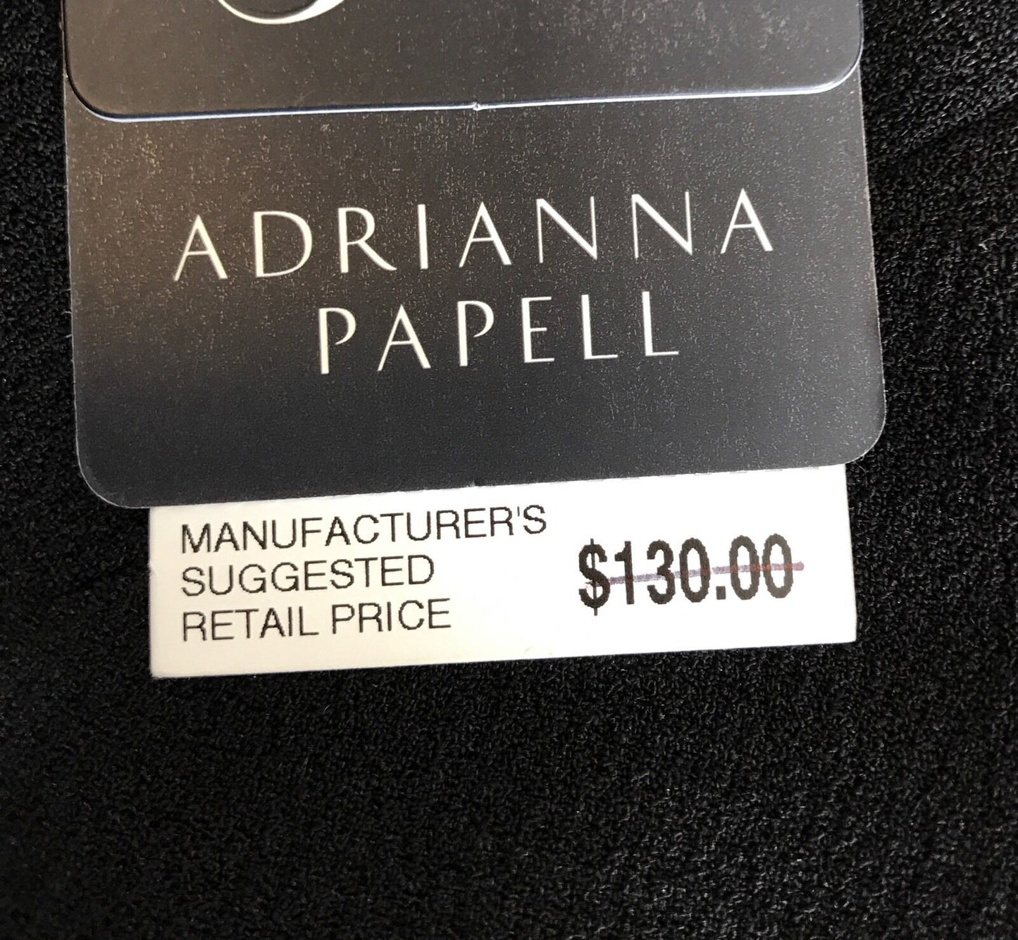 Adrianna Papell Black Cutout Shift Dress NWT  Size 2 Retails $130 Price $56