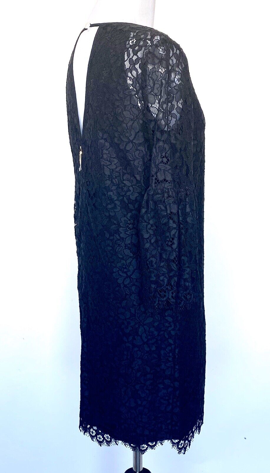 Juicy Couture Black Label Lace Bell Sleeve Dress O Retail 248  Price $69 NWT