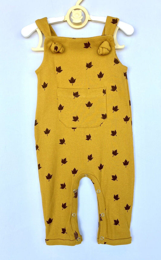 Kate Quinn Organic Cotton Tie Overall Jumpsuit Retail $36 Price $28 6-12 M