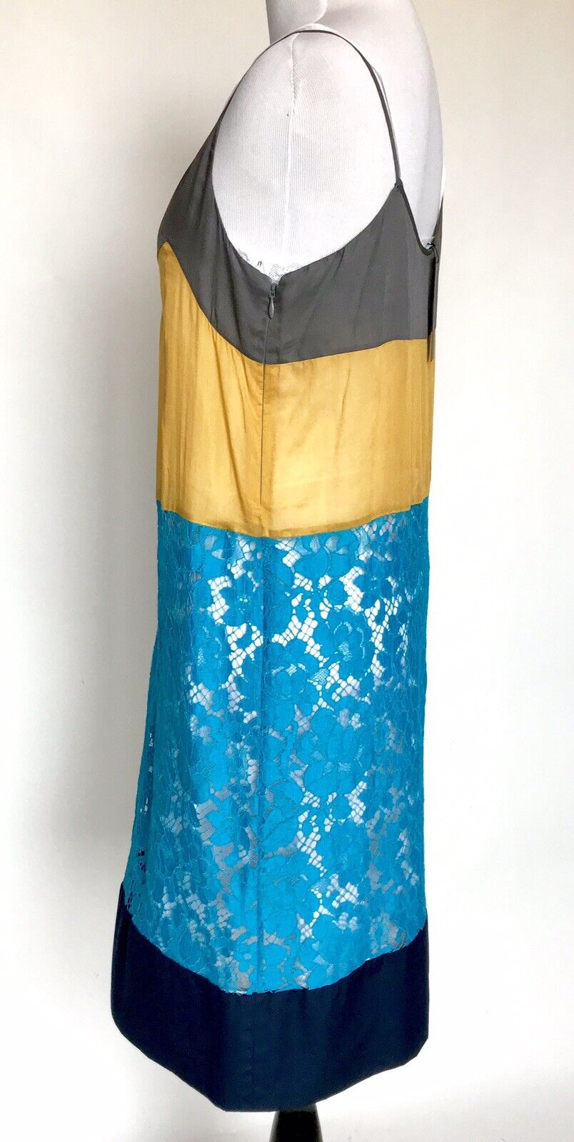 Prada 100% Authentic Lace Slip Dress NWT Sz IT 38 US 2 Retail $2410 Price $595