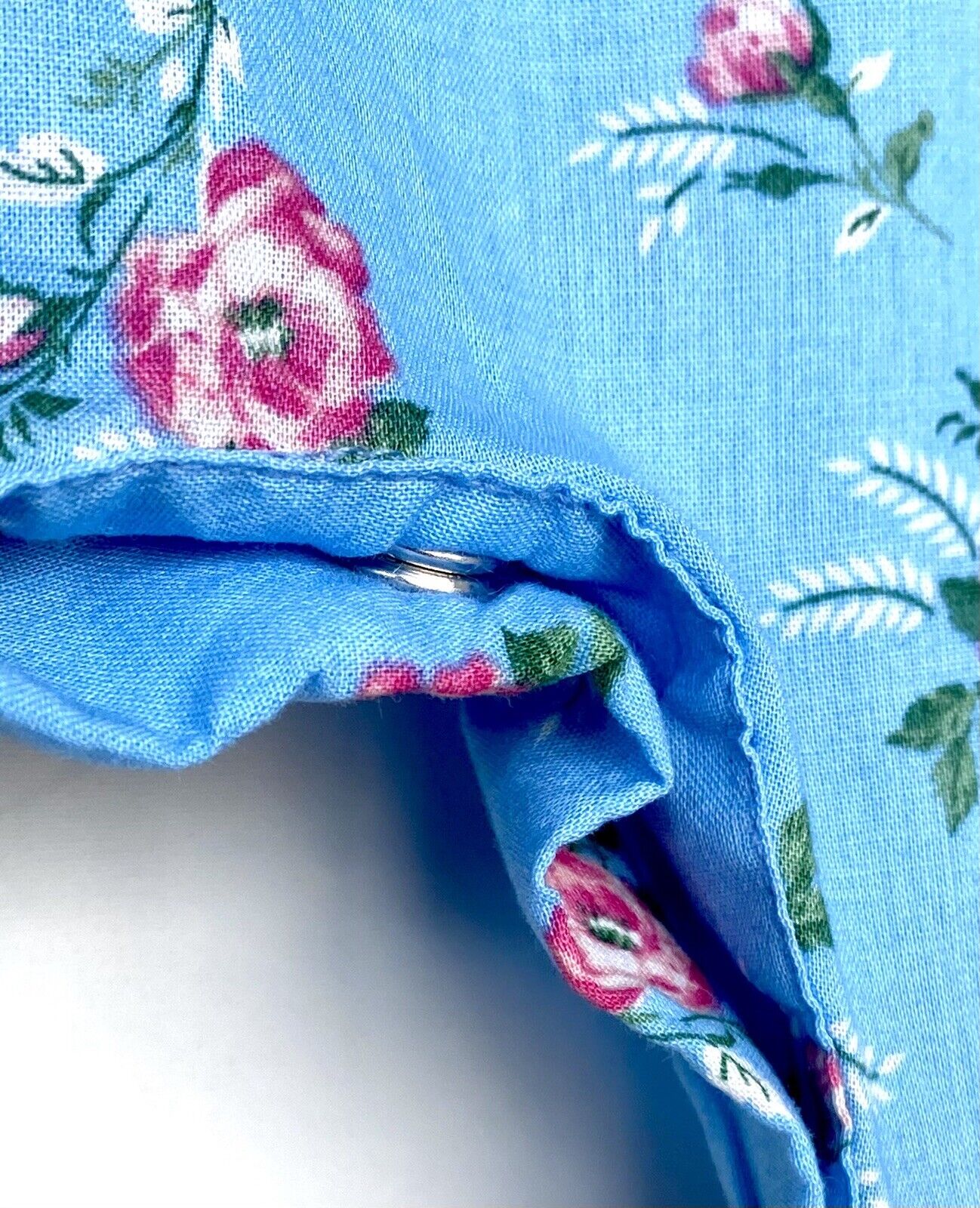 Monsoon London 2 Pc Blue Rose Print Romper & Tee 6-12 M Price $35 NWT Ric Rac