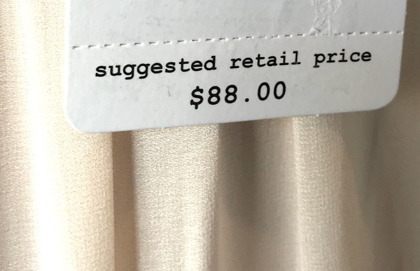 Free People Cream Pink Ruffle Top Retail $88 Price $48 NWT Size M