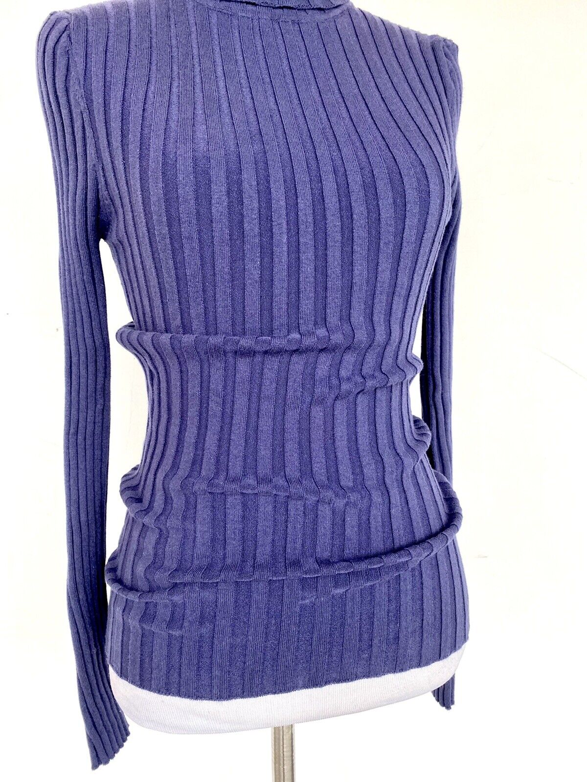 Sundance Legends Turtleneck Sweater Retail $88 Price $52 NWT PXS Eclipse Blue