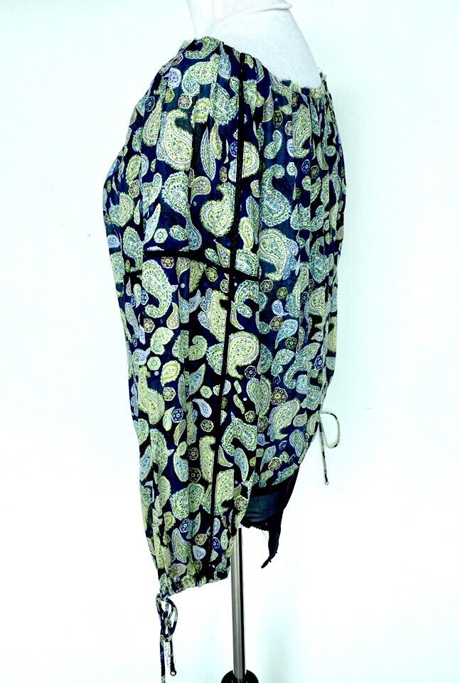 Free People Paisley Bodysuit Retail $78 Price $46.80 NWT Size XS