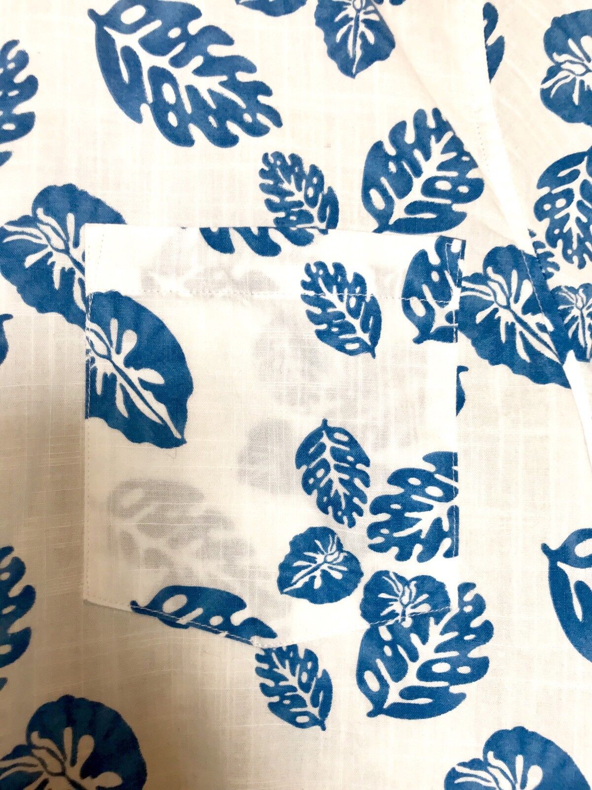 Civil Society Ohana Blue Leaf SS Shirt. Retails $69 Price $33 NWT Size M