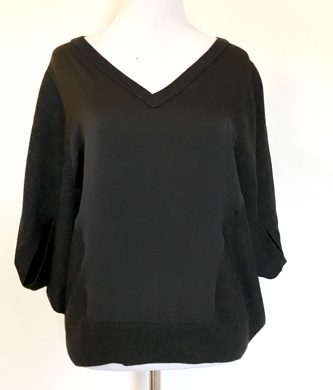 AllSaints Elwar Panel Merino Jumper NWT Retail $195 Price $89 Size XS All Saints