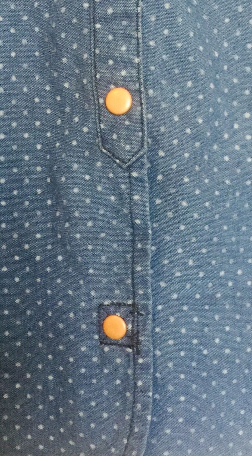 Scotch R'Belle Girls Indigo Blue Shirt. NWT Age 10 Retails $99 Price $34