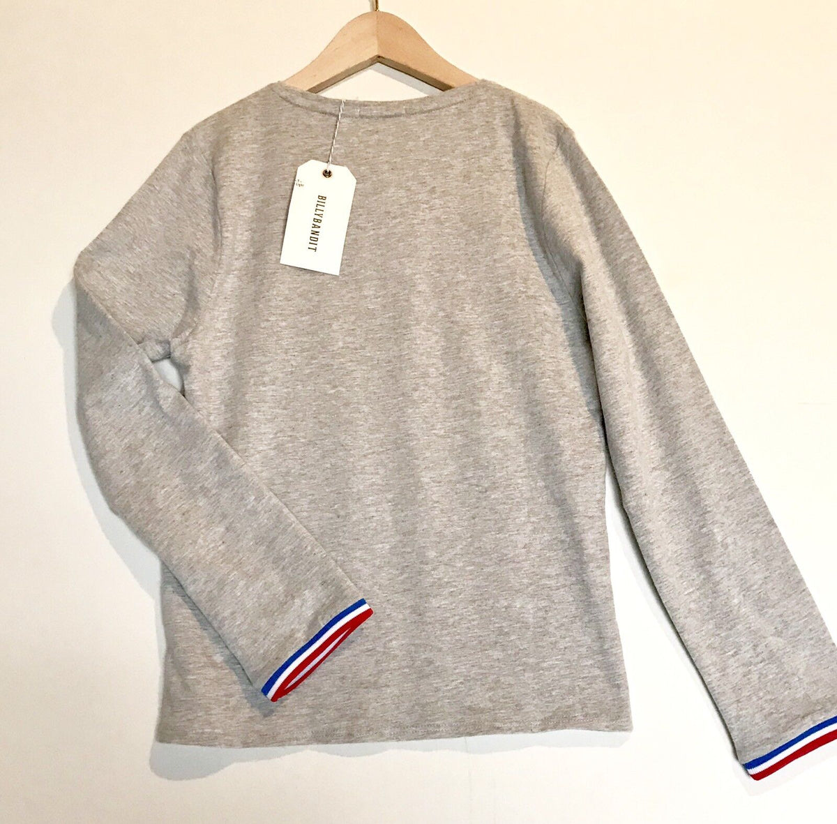 Billy Bandit Grey Superhero LS Top. Retails $32 Price $23 Age 10 NWT