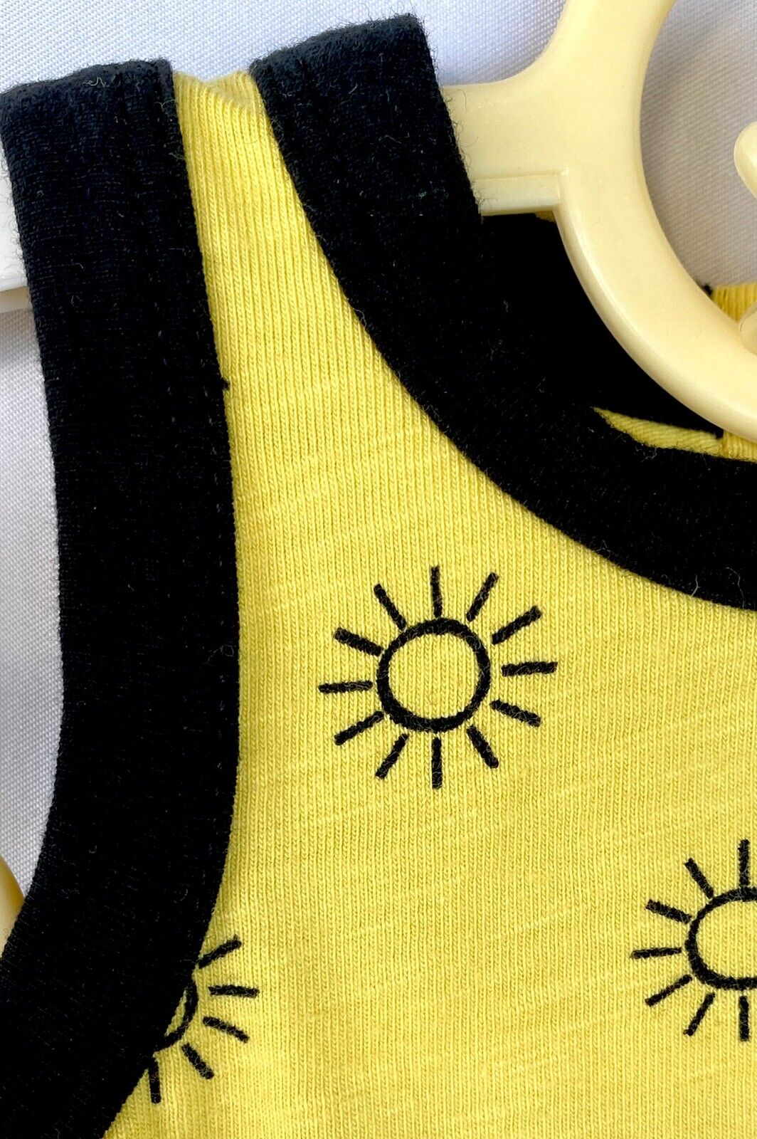 Kate Quinn Organic Cotton bubble Romper Price $26 0-3 M Sunshine