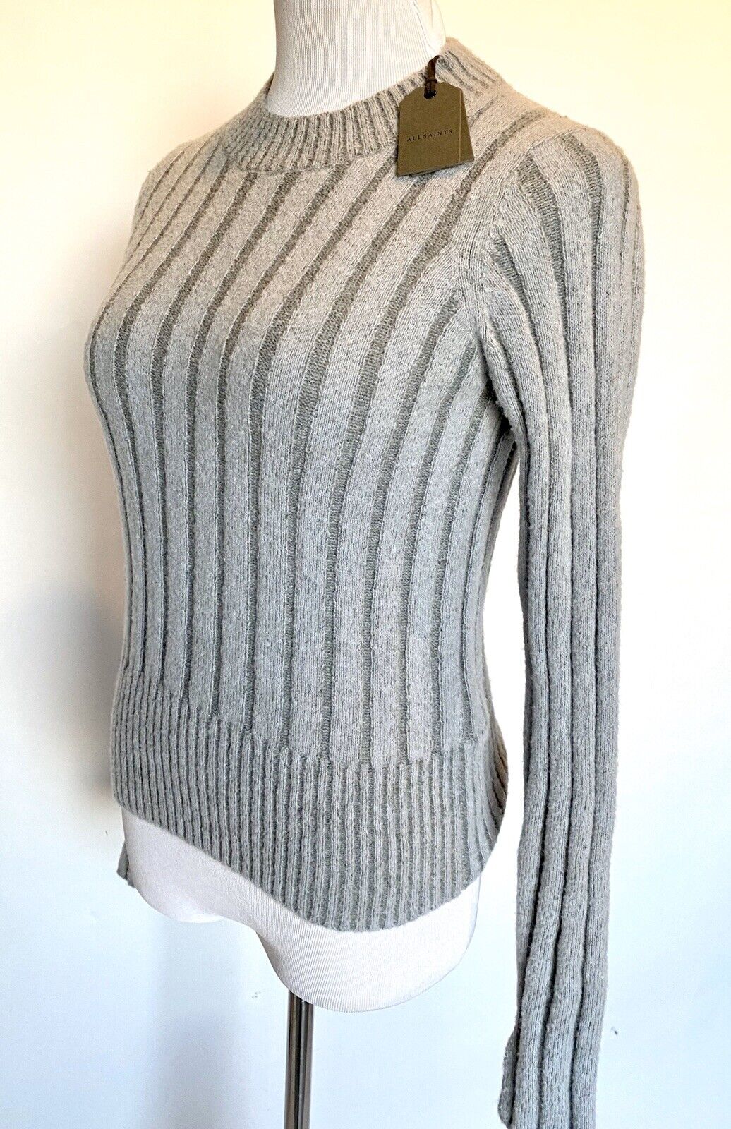 AllSaints Frisbee Jumper Mohair Mix NWT Retail $230 Price $98 Size M All Saints