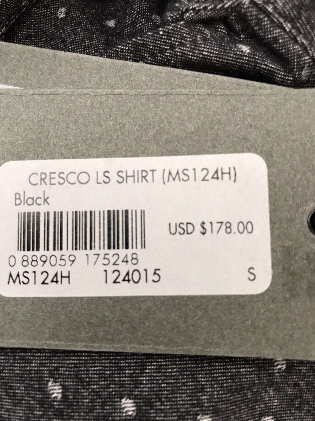 AllSaints Cresco  Spot LS Shirt  Retail $178 NWT Price $78 All Saints S