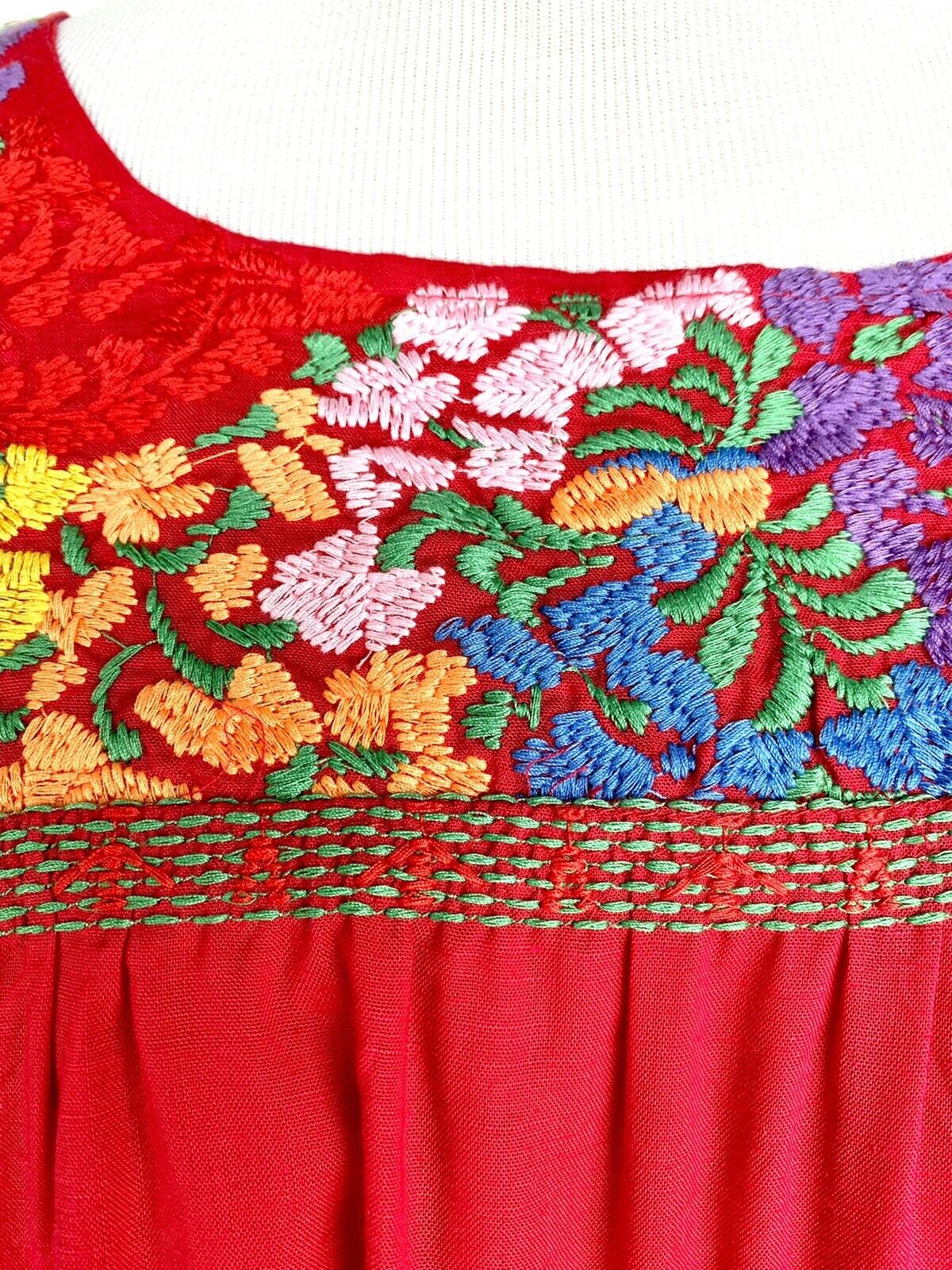 J Marie embroidered Catherine Dress bell sleeve XSmall Retail $104 Price $69 NWT