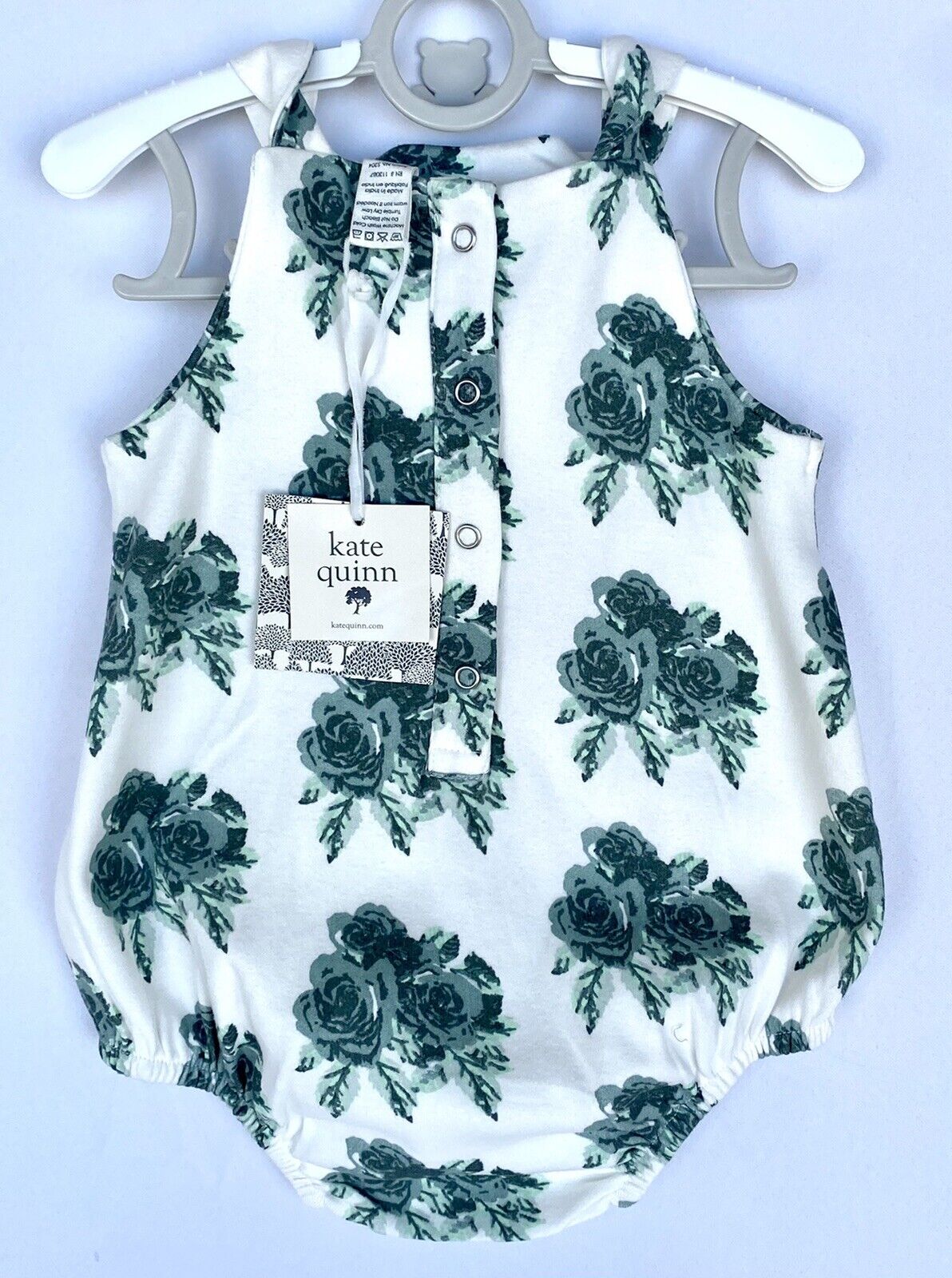 Kate Quinn 100% Organic Cotton Overall Bubble Romper Retail $36 Price $28 18-24M