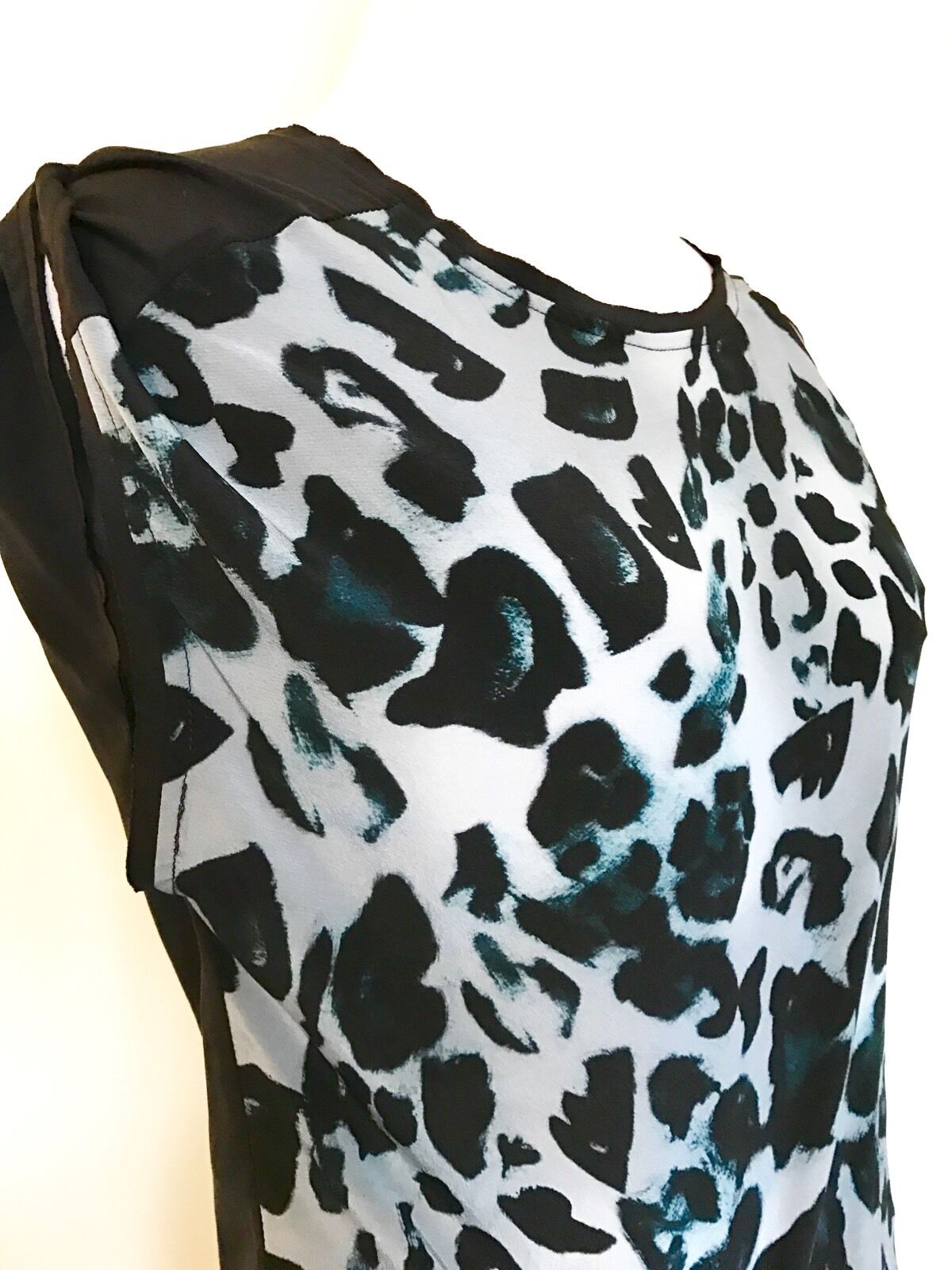 Allsaints Silk Riviera Leo Dress NWT Size 4 Retail $360 Price $108