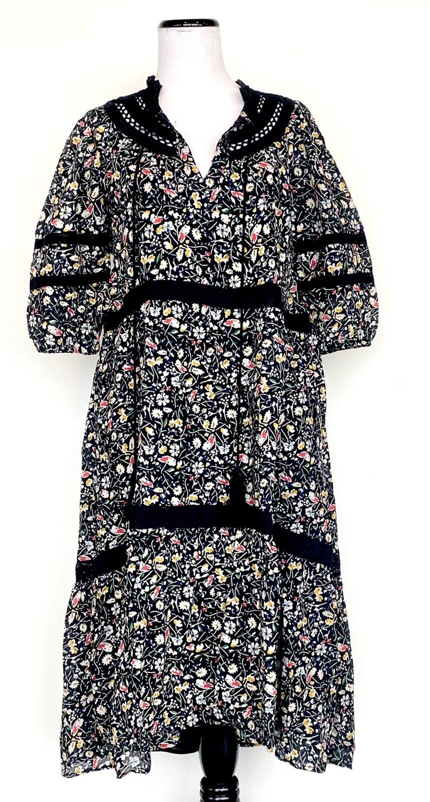 Sundance Isadora Crochet Insert Dress Retails $158 Price $89 Sz XS NWT