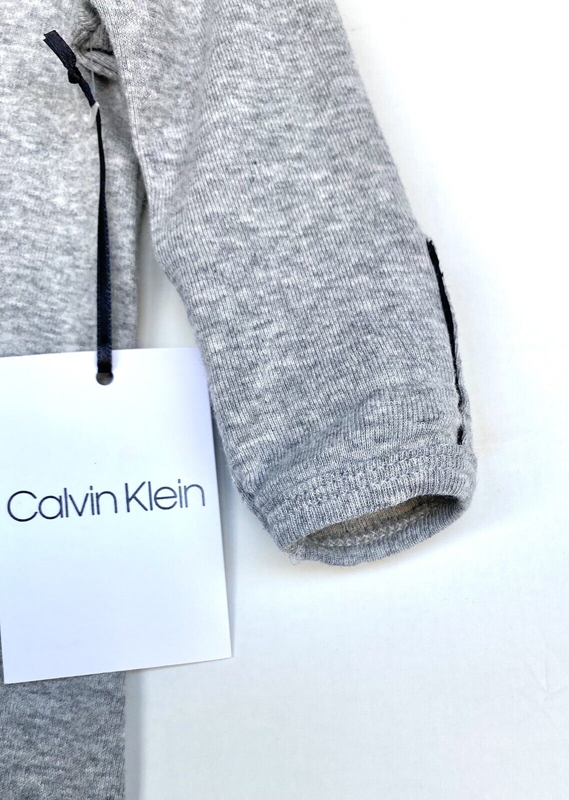 Calvin Klein Baby Grey Star Sleep gown Price $16.50 NWT One Size Hand Mittens