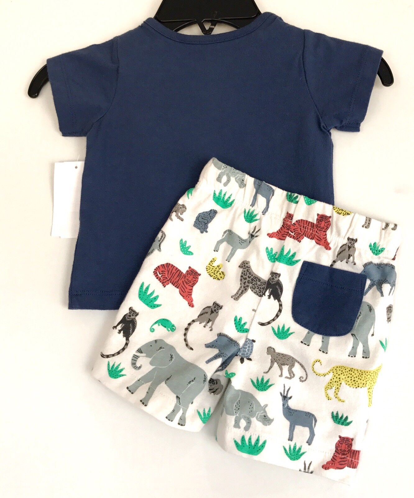 Mini Boden Shortie PJs Jungle Animal Design 3-6 M Retail $40 Price $29.50 NWT