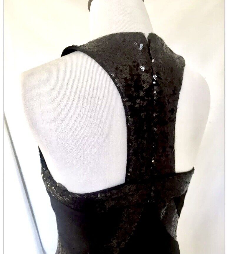 Laundry Black Sequin Dress. NWT Retails $275 Price $72 Size 2