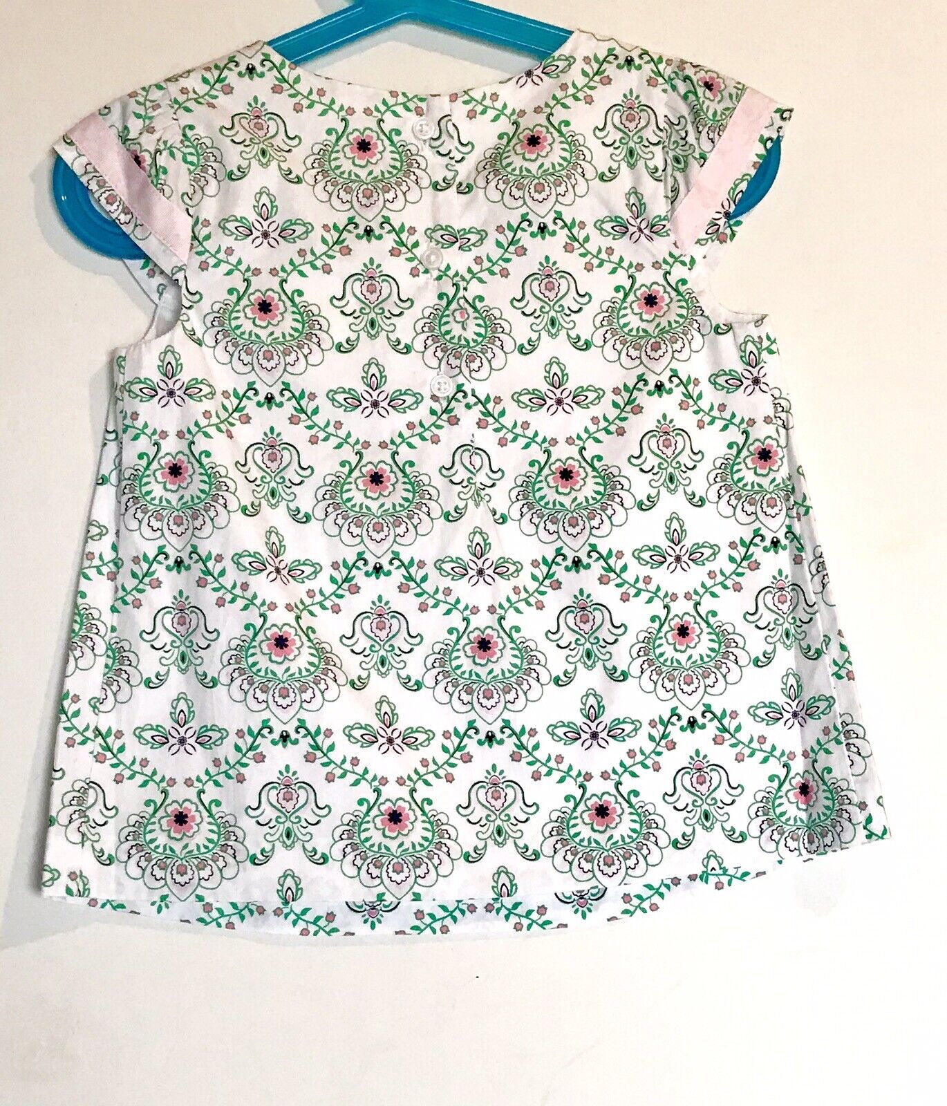 Janie And Jack Floral Pleated Blouse Age 3 NWT Retail $36 Price $26