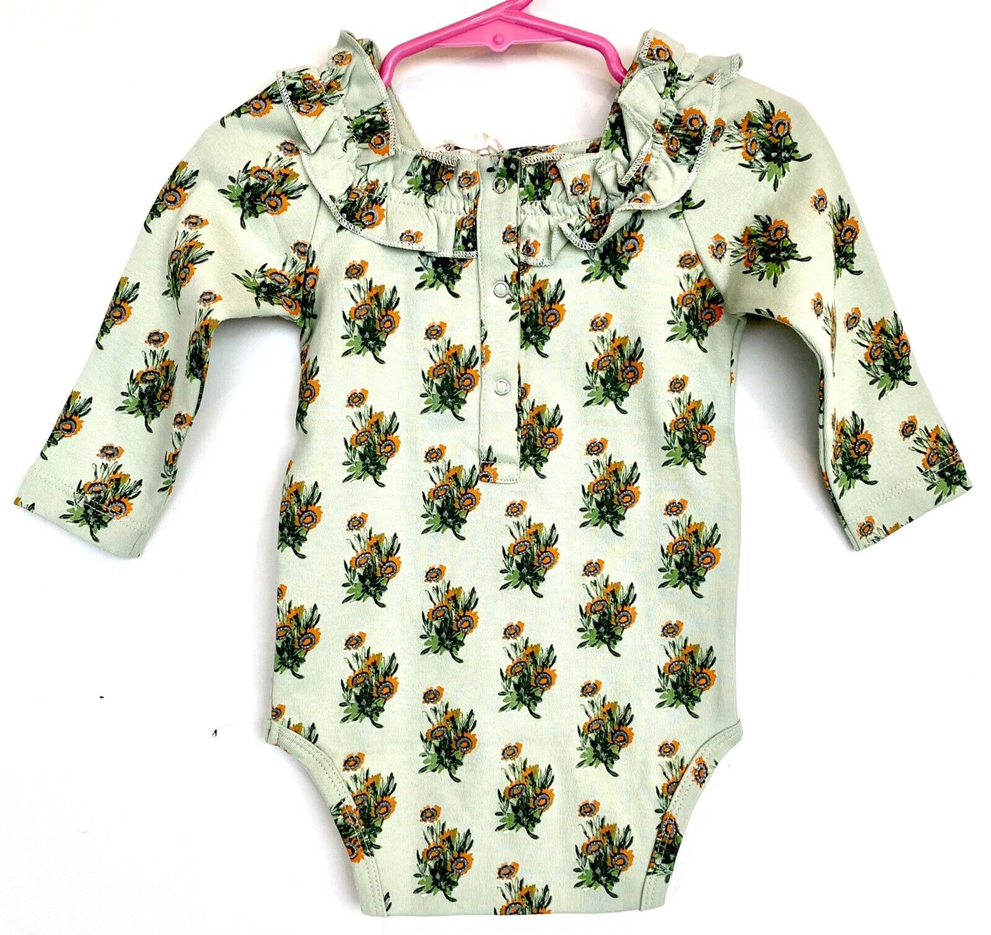 Kate Quinn 100% Organic Cotton Bodysuit Retail $32 Price $26 6-12 M Calendula