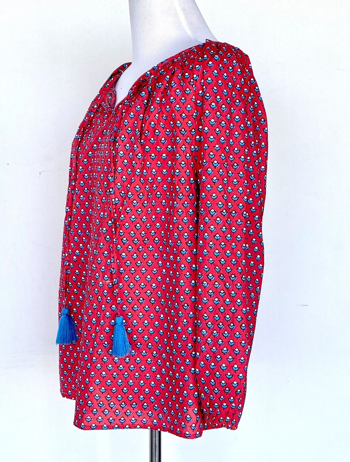 J Crew Cotton Raglan Popover Blouse NWT Retail $69.50 Price $39 Size XS