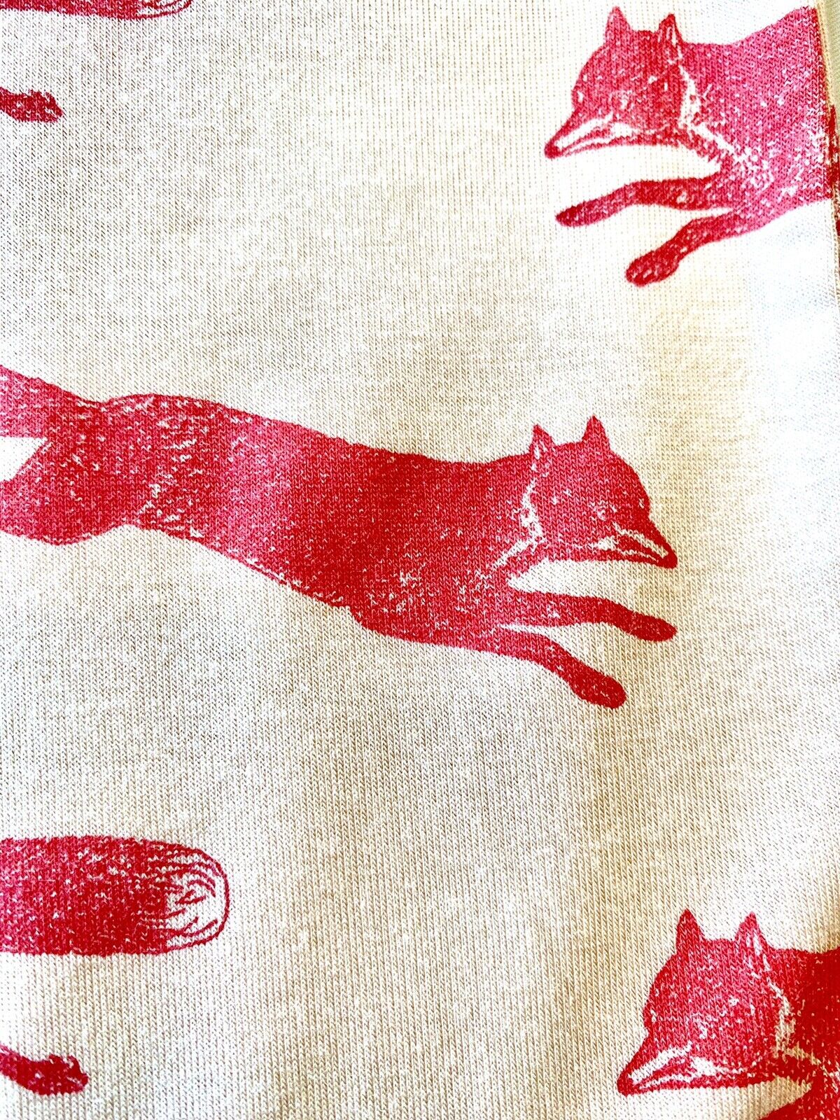 Kate Quinn Soft Modal Fox Footie Retail $38 Price $28 3-6 M Coral