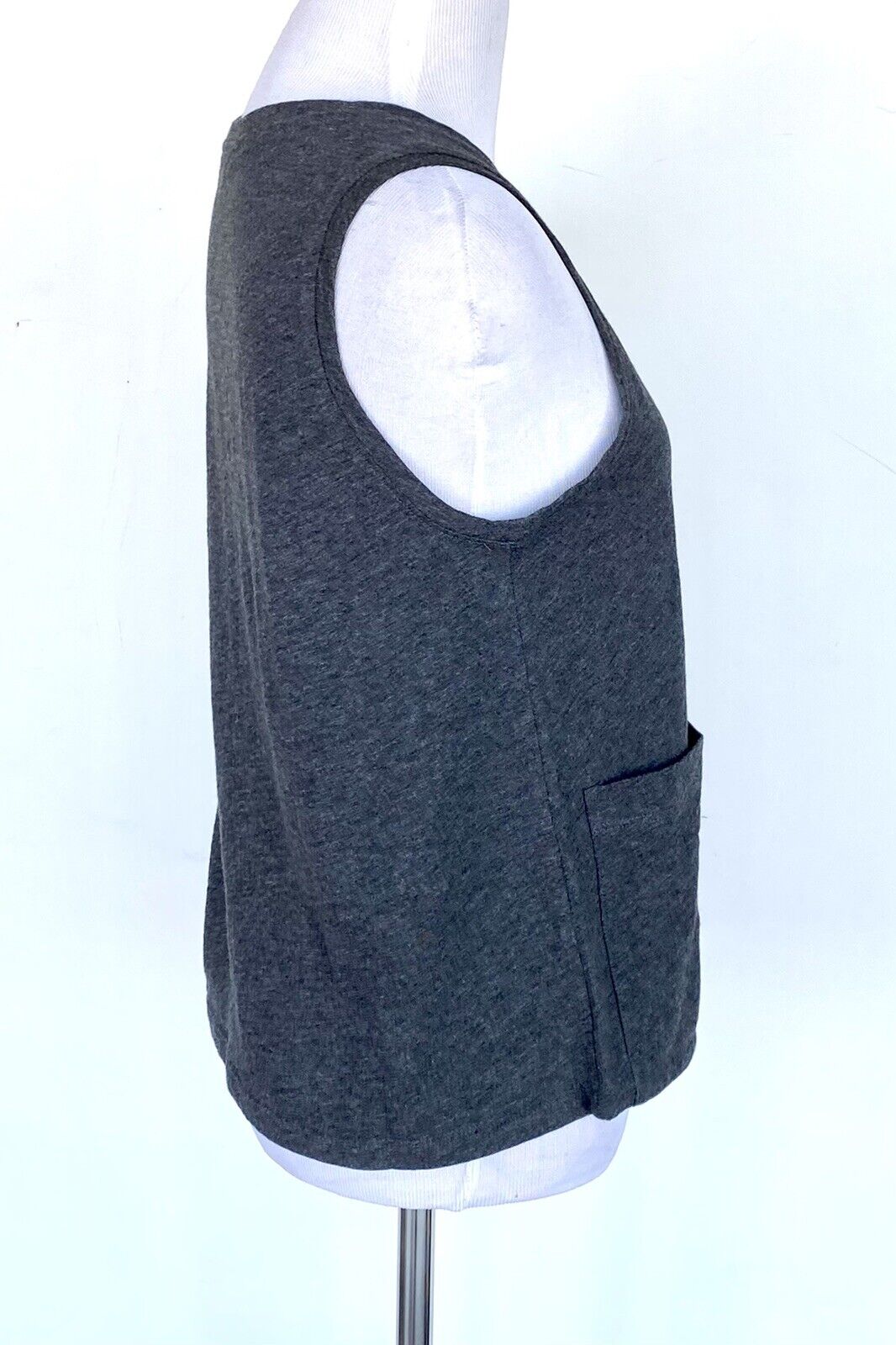 Eileen Fisher Graphite Crew Shell Retail $68 Price $48 NWT XXS