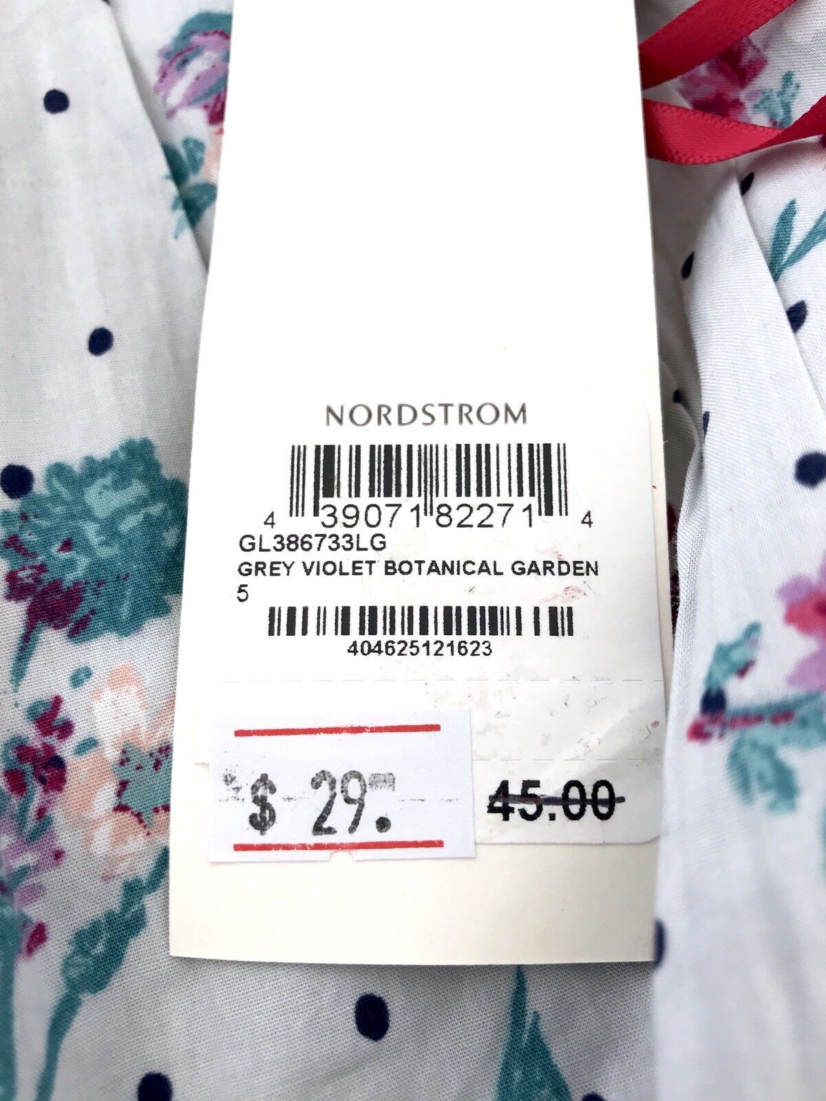 NEW Ruby & Bloom Grey Polka Dot Floral Smocked Dress. Retail $45 Price $29 Age 5